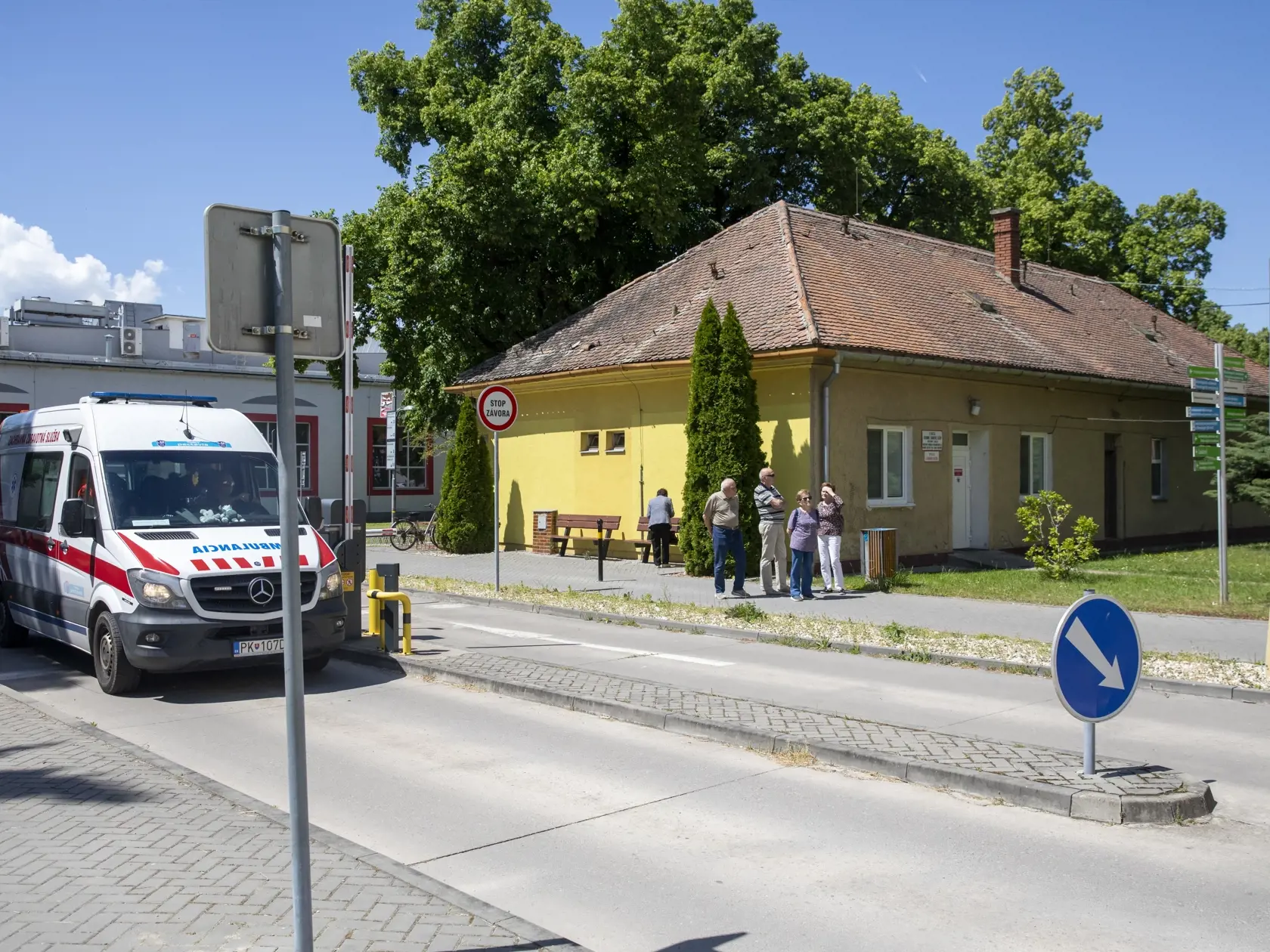 Fakultná nemocnica Agel v Skalici, pavilón urgentného príjmu.