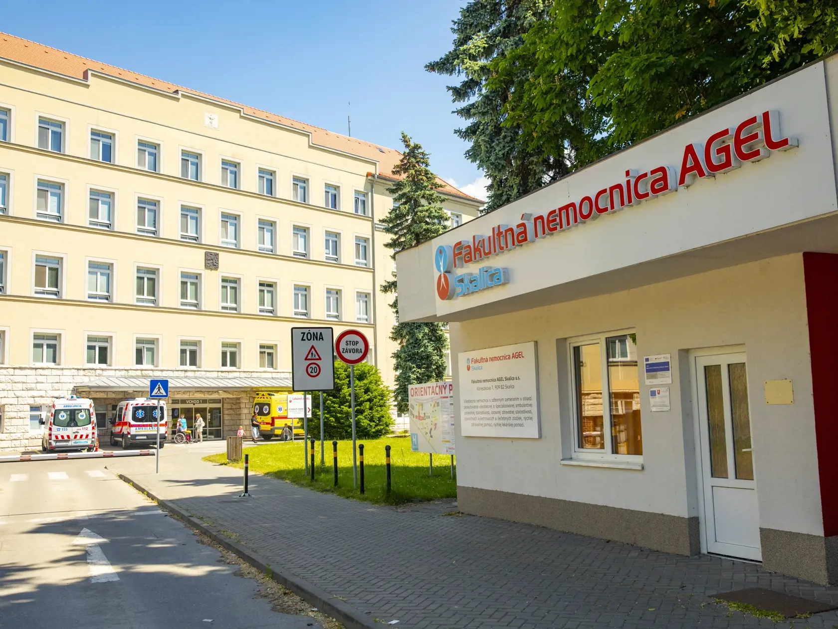 Fakultná nemocnica AGEL Skalica.