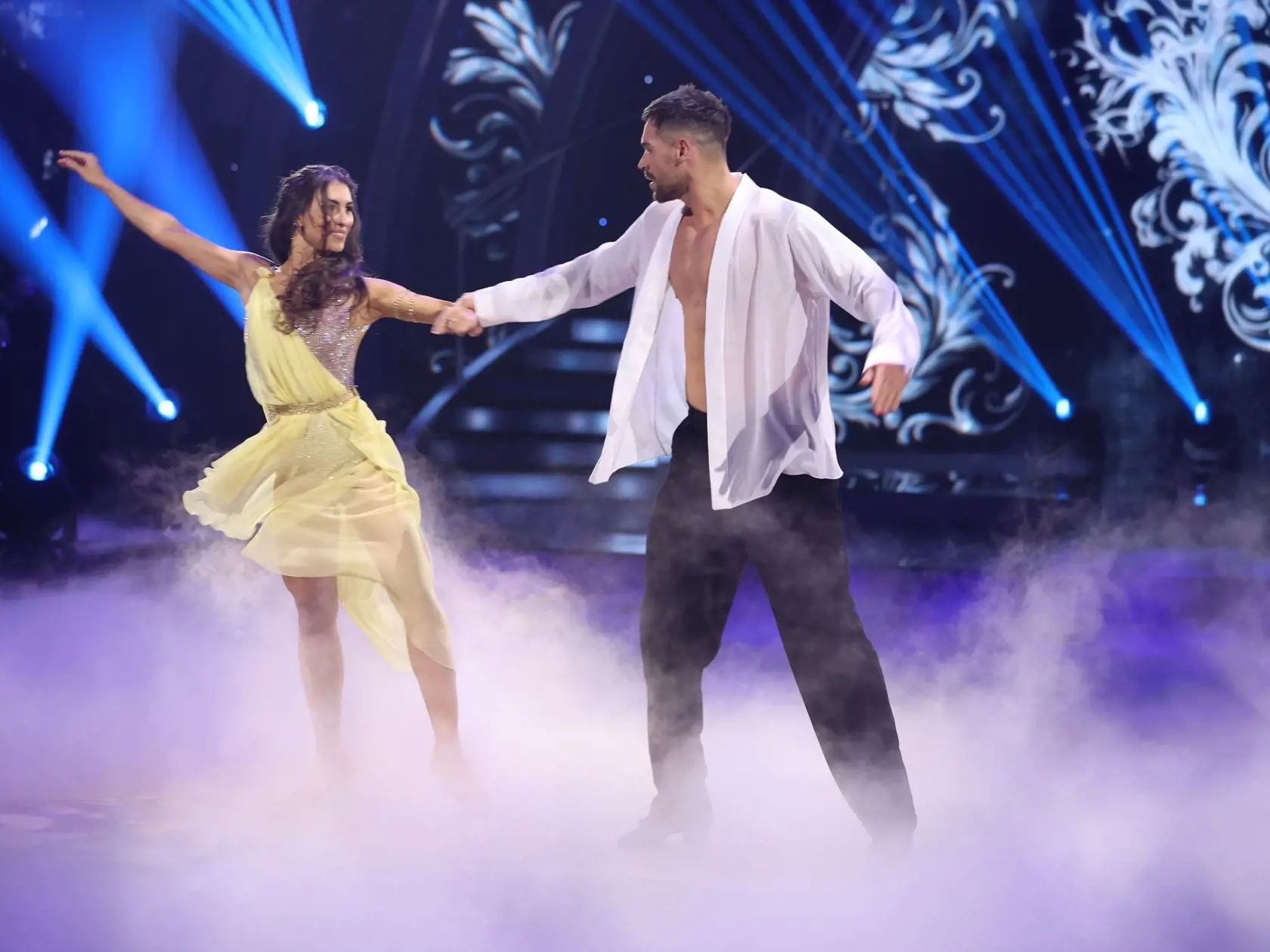 Prvé kolo 10. série Let's Dance. Na snímke ​Adam Šedro a Jasmin Affašová.