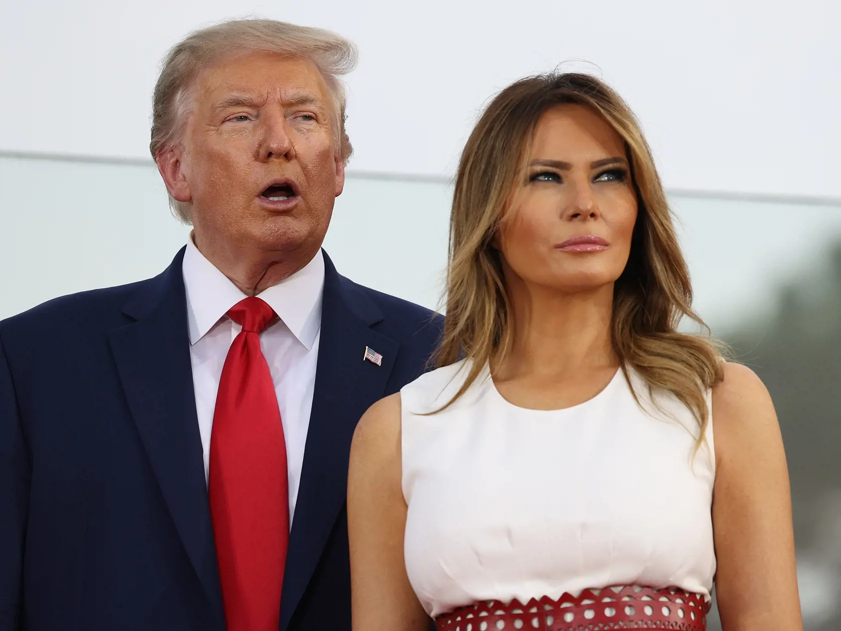 Donald a Melania Trumpovci
