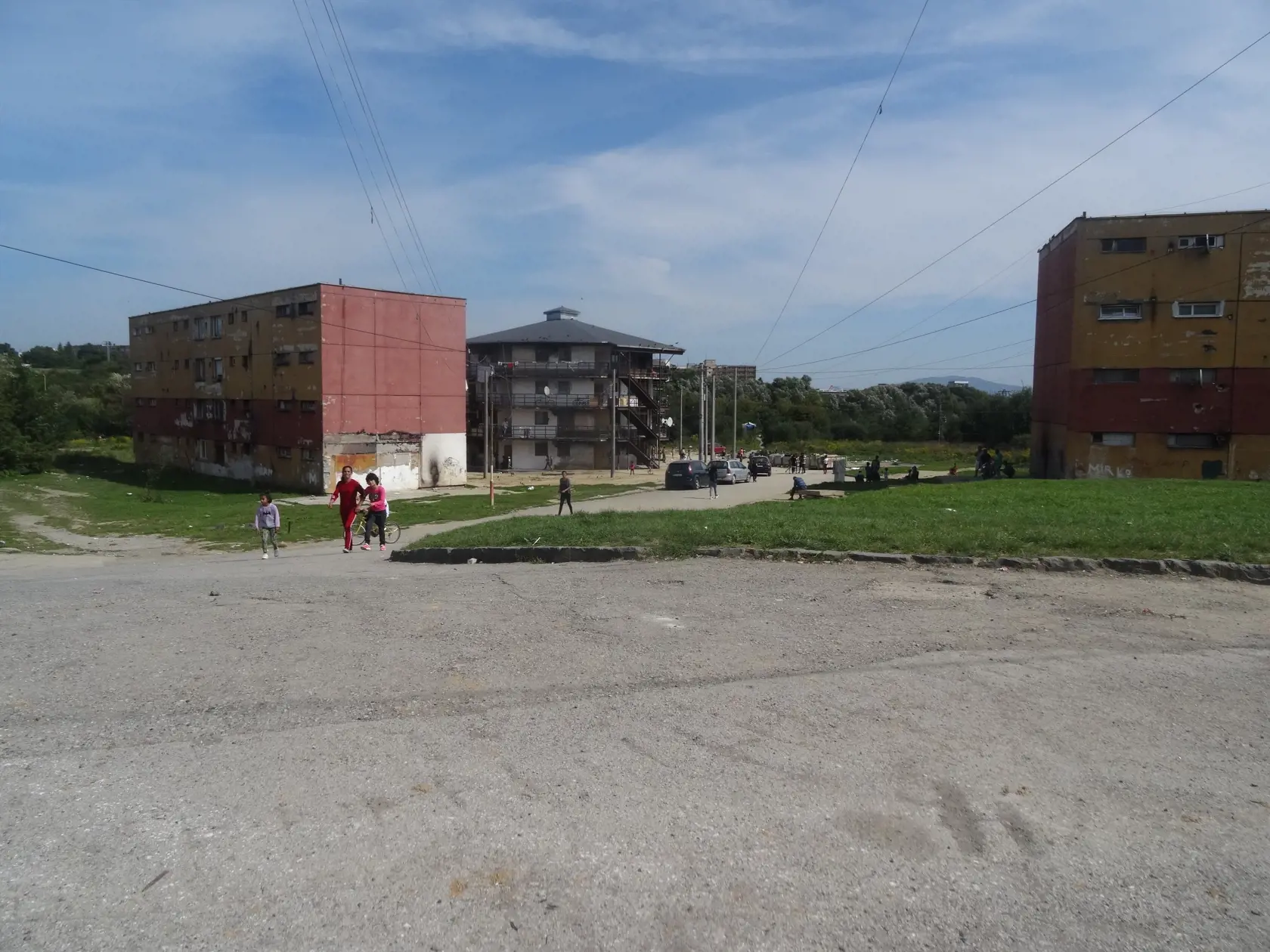 Časť sídliska kde stoja tzv. kukurice je zatiaľ v pôvodnom stave.