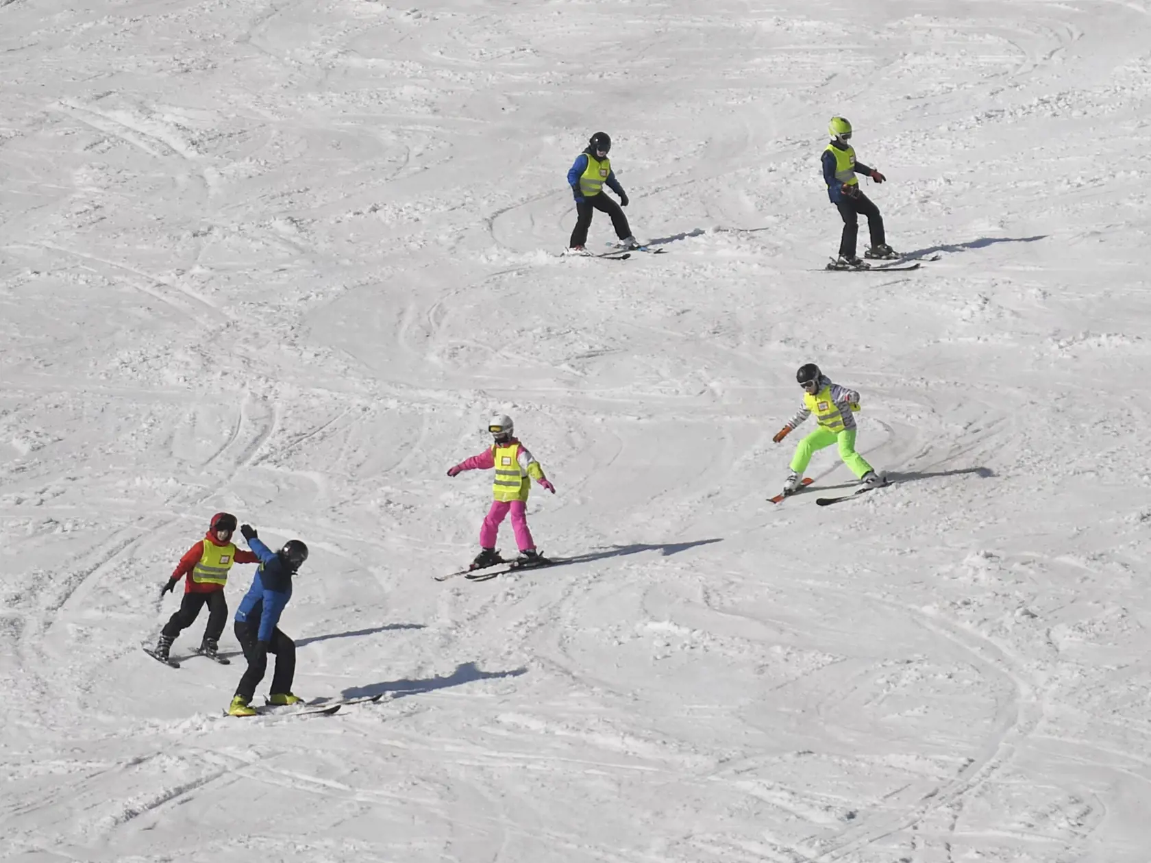 Lyžiarske stredisko Jahodná pri Košiciach počas jarných prázdnin 5. marca 2020. FOTO TASR – František Iván