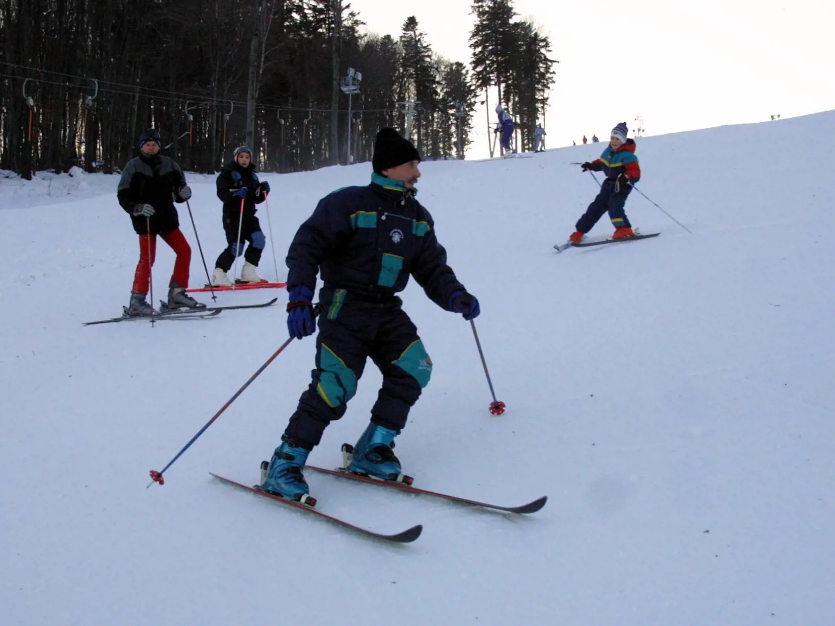 Jahodna;svah, ôyze, lyzovanie, lyziar, sneh, sane, sankovanie;20.12.2007