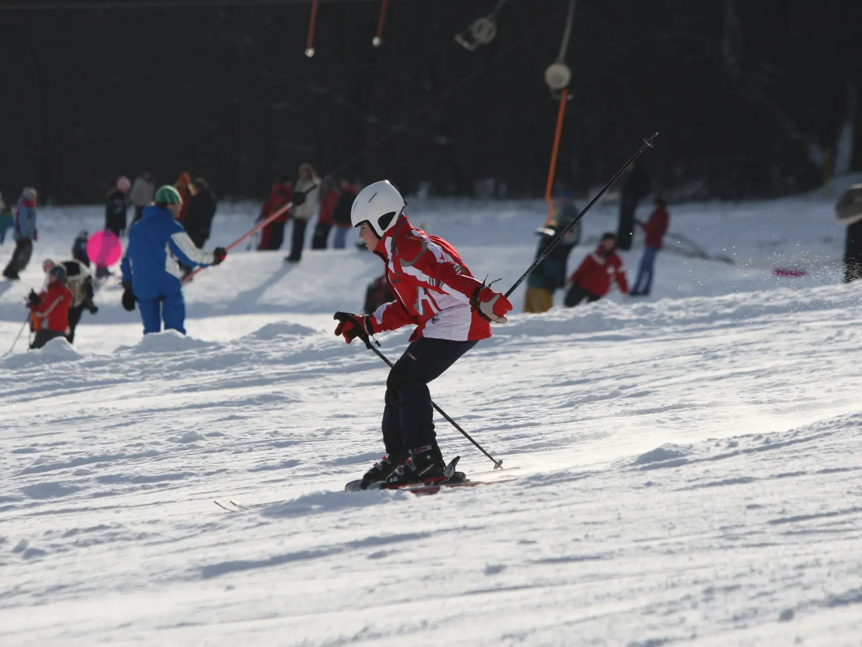 Lyzovacka Jahodna;sneh, lyze, svah, zima;6.1.2008