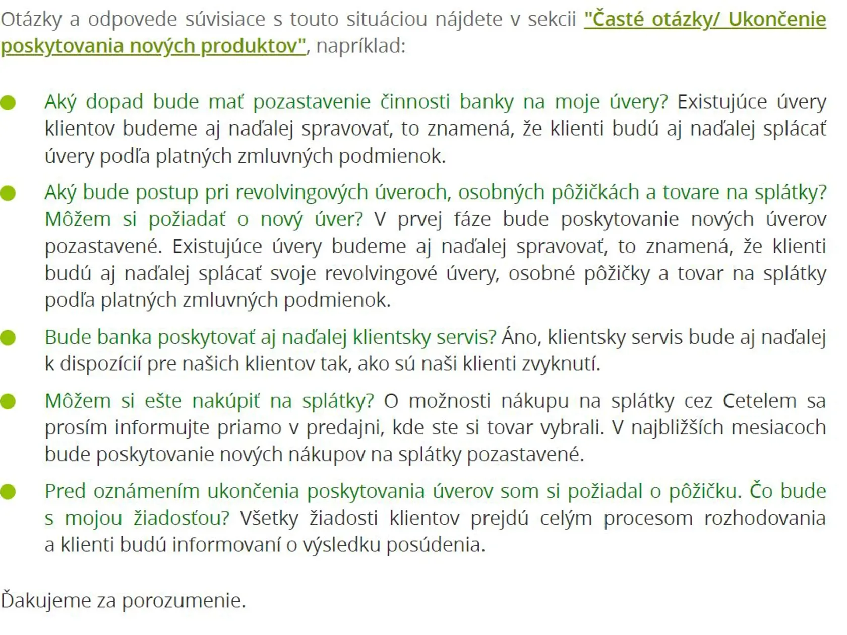 Najčastejšie otázky a odpovede Slovákov, ktorí mali svoje peniaze uložené v banke Cetelem.