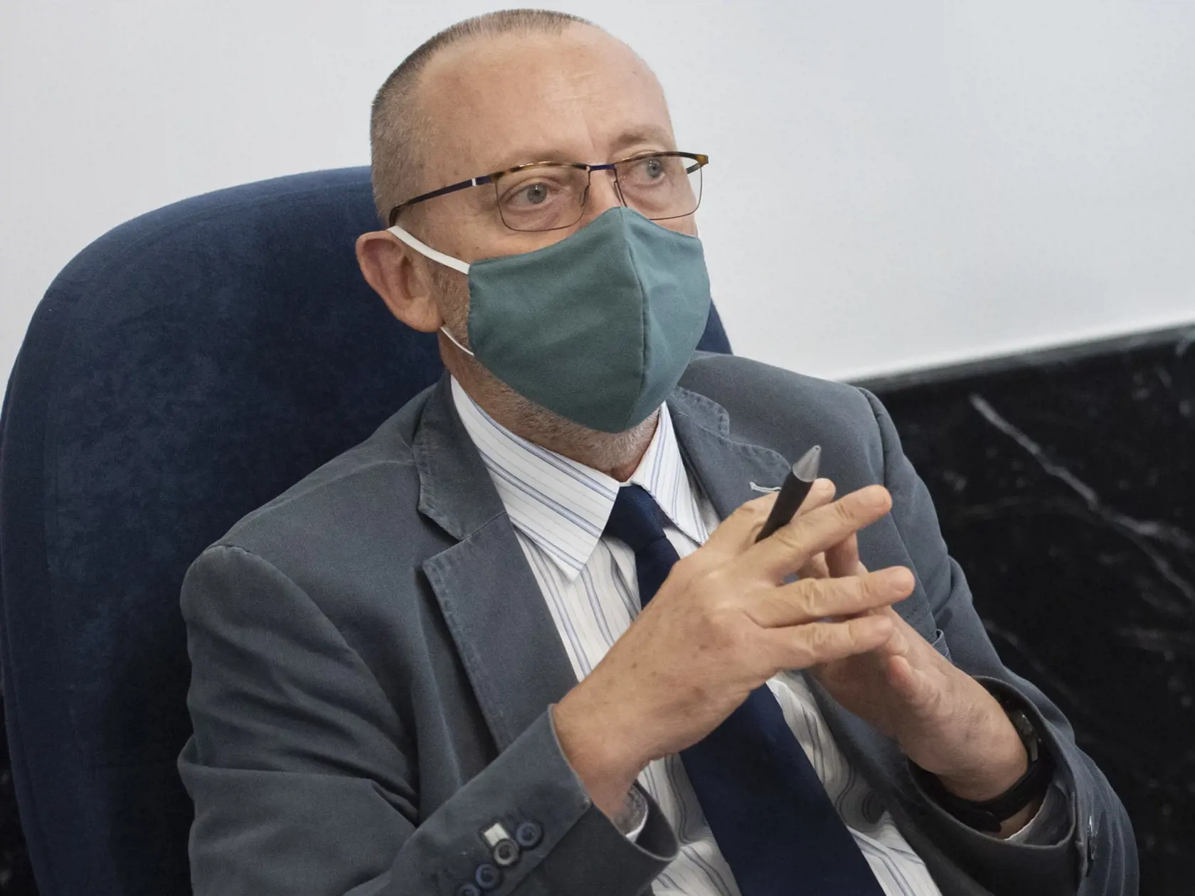 Na snímke námestník generálneho prokurátora SR Jozef Kadera počas vyhlásenia 2. septembra 2021 v Bratislave. FOTO TASR – Martin Baumann