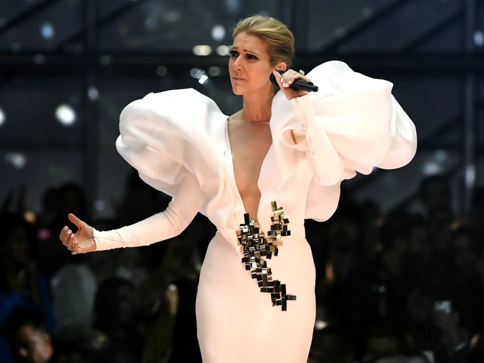 Vystúpenie Celine Dion počas Billboard Music Awards v roku 2017.