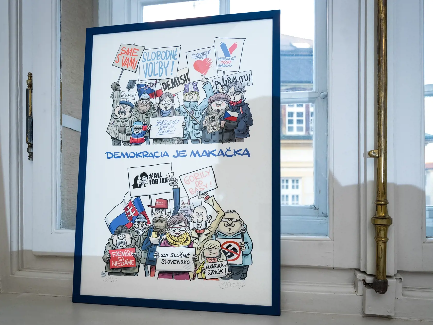 Matúš Vallo má vo svojej kancelárii veci a hlavne výroky, ktoré má rád.