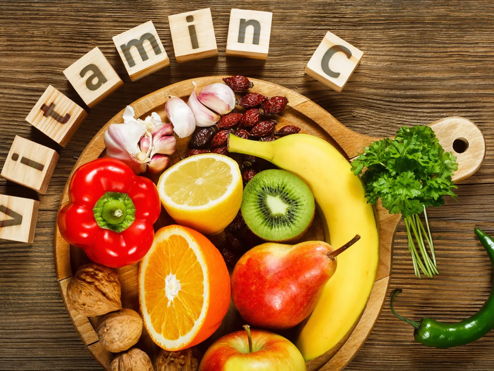Vitamin,C,In,Fruits,And,Vegetables.,Natural,Products,Rich,In