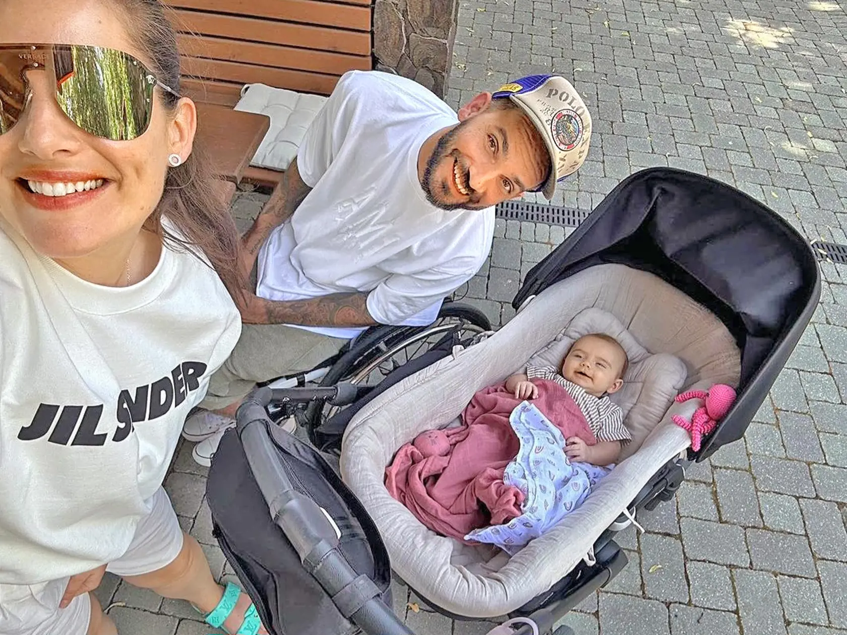 Bekim Aziri a dcéra Elie 