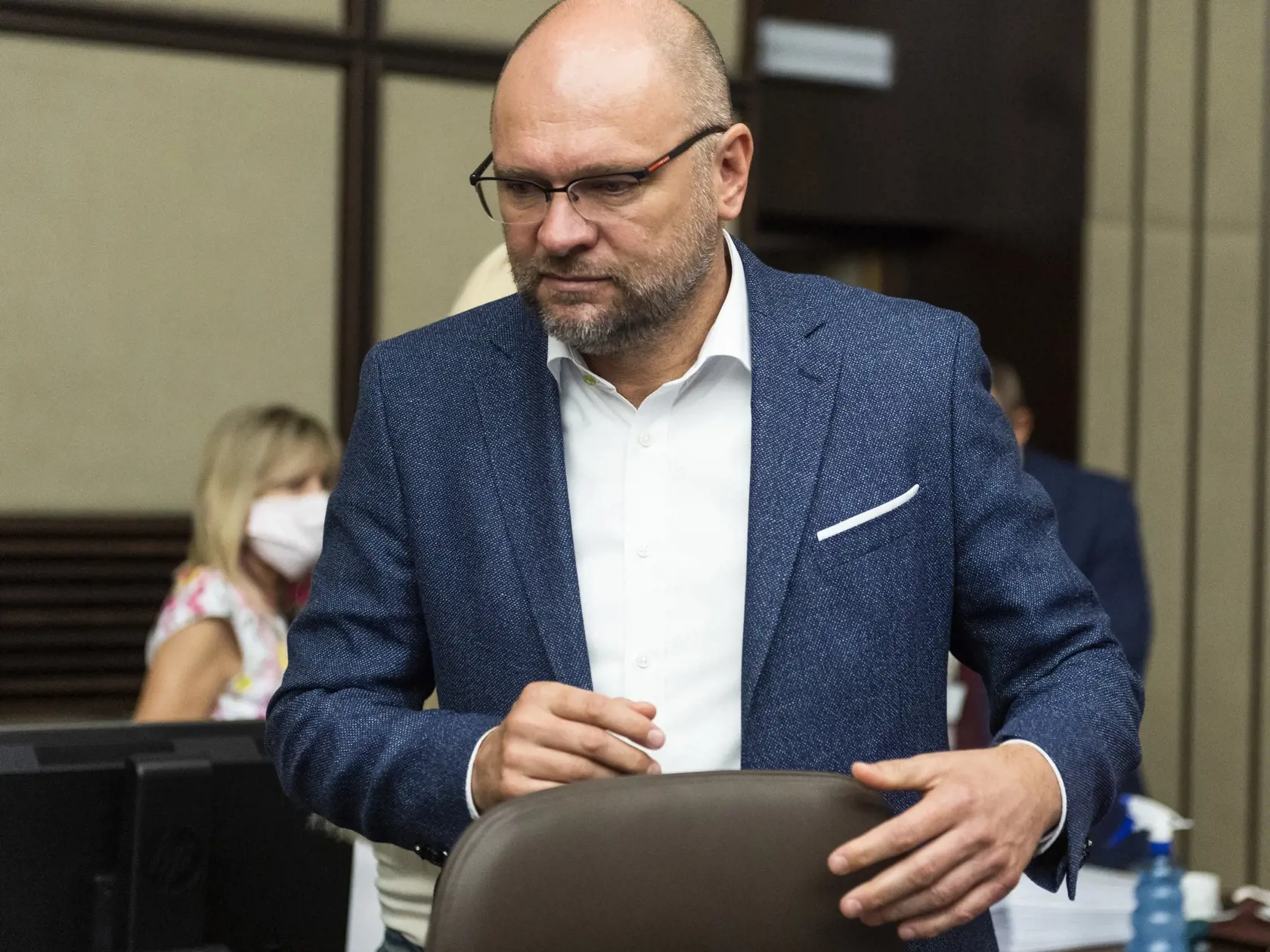 Na snímke minister hospodárstva SR a prvý podpredseda vlády pre ekonomiku Richard Sulík (SaS) počas 37. rokovania vlády SR v Bratislave 16. septembra 2020. FOTO TASR - Jaroslav Novák


