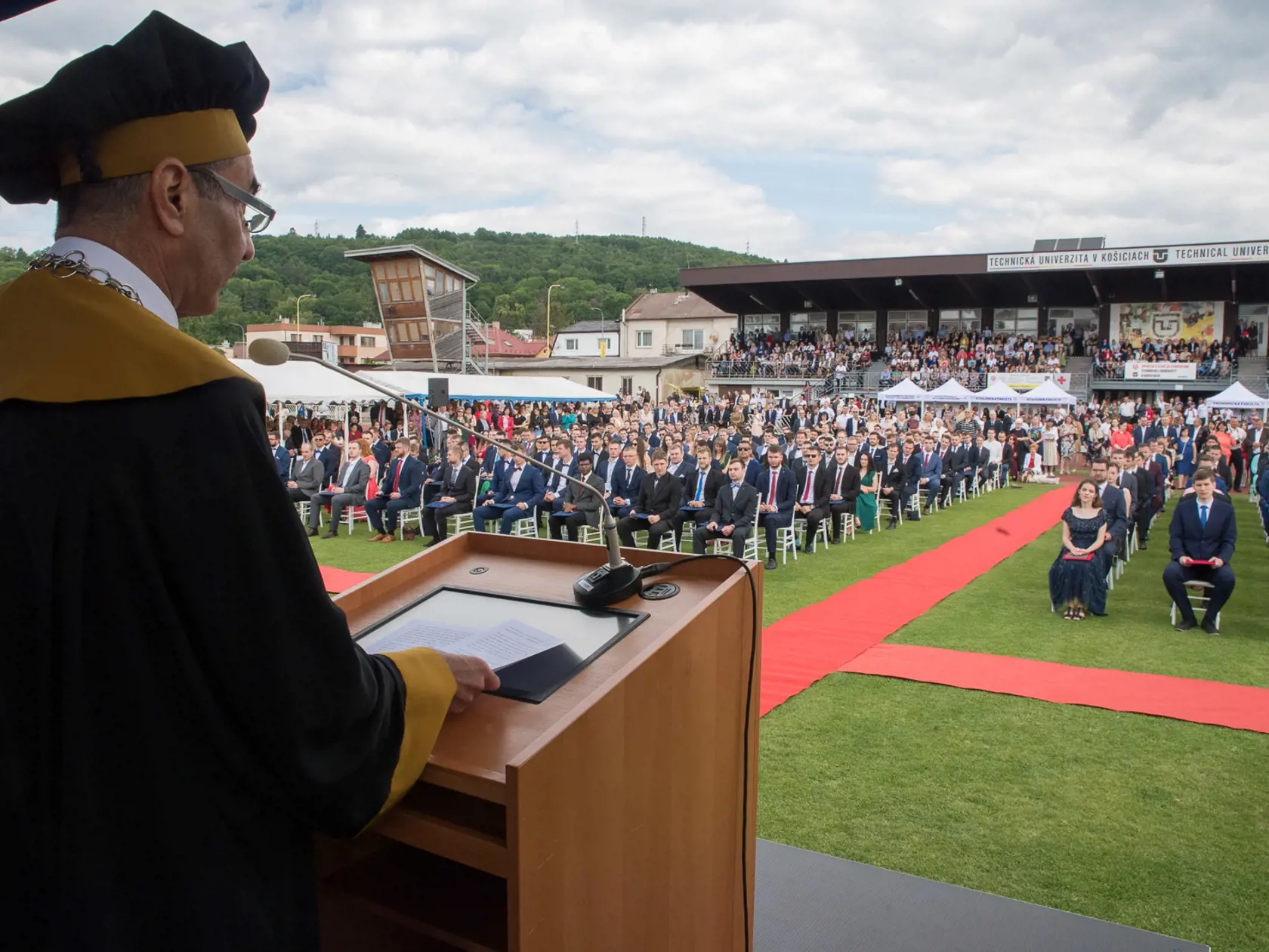 Bolo šťastím, že slávnosť nenarušilo nepriaznivé počasie.