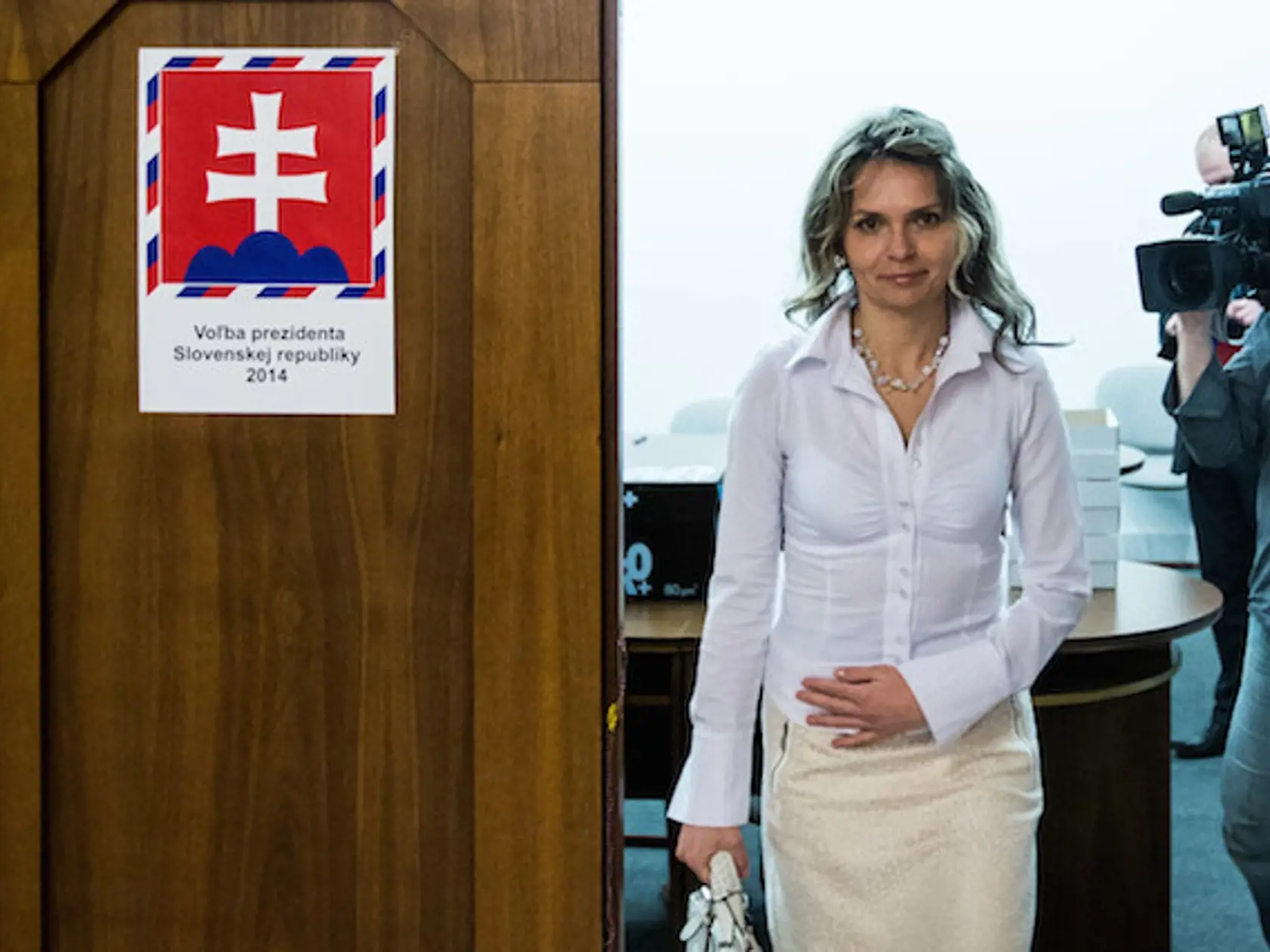 MEZENSKÁ: Odovzdávanie podpisových hárkov

Prezidentská kandidátka Helena Mezenská počas odovzdávania podpisových hárkov na podporu kandidatúry na funkciu prezidenta SR. Bratislava, 9. január 2014. 
Foto: SITA/Jozef Jakubčo
