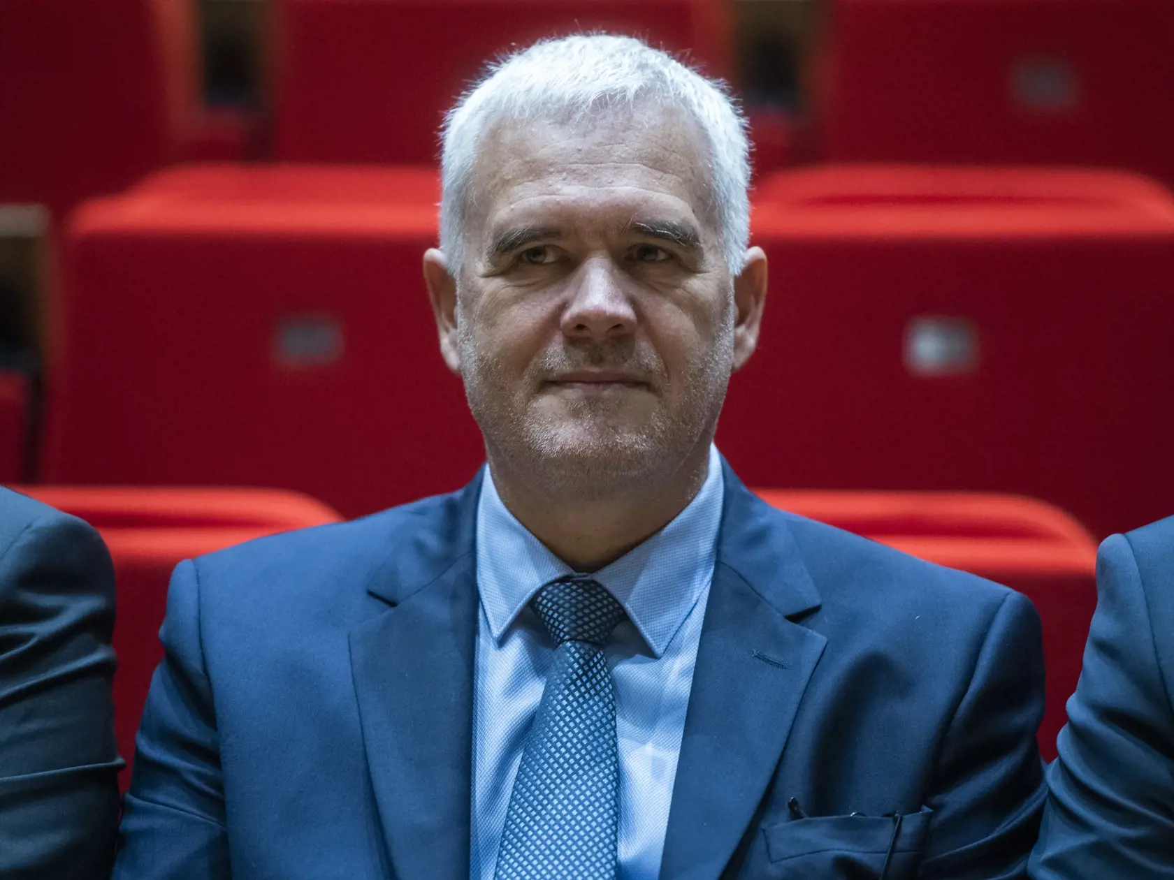 Na snímke kandidát Ivan Golian počas verejného vypočutia kandidátov na generálneho riaditeľa RTVS na Výbore NR SR pre kultúru a médiá v Bratislave 13. júna 2022.