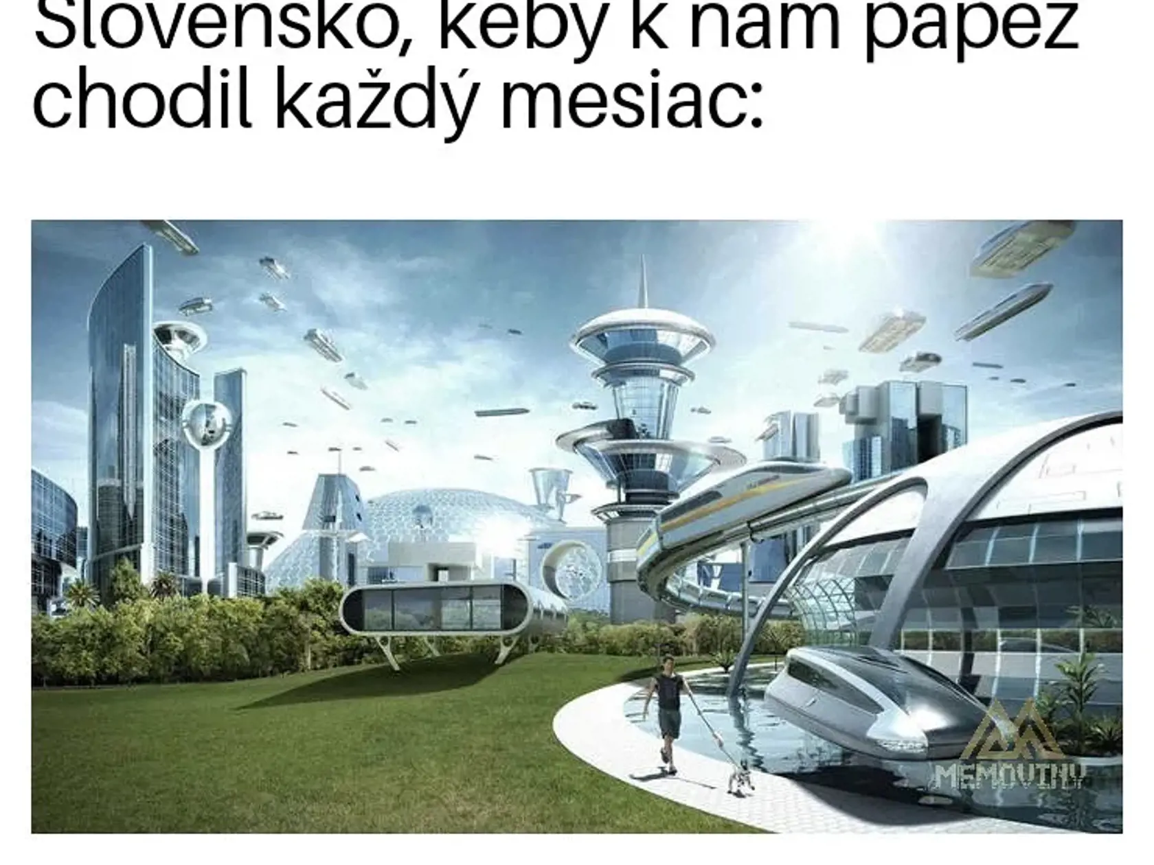 Návšteva pápeža Františka na Slovensku inšpirovala vtipkárov najviac