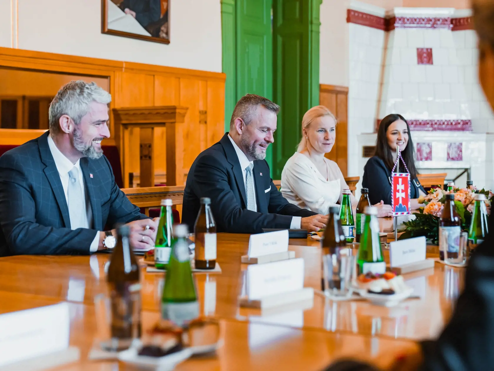 Návšteva Petra Pellegriniho u košického župana Rastislava Trnku.