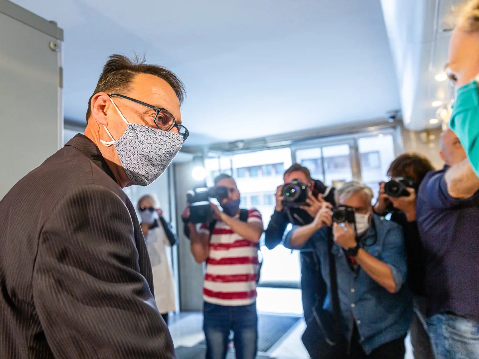 Na snímke generálny prokurátor Dobroslav Trnka počas disciplinárneho konania na Generálnej prokuratúre v Bratislave.