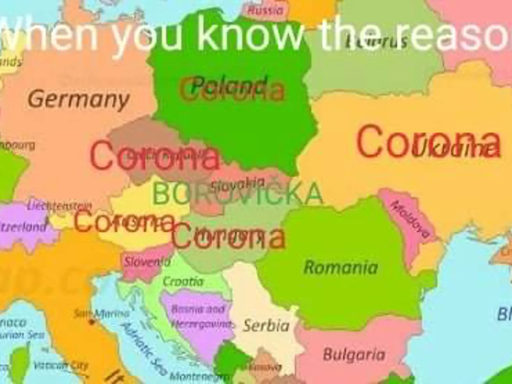 Slovensko je obkľúčené krajinami s koronavírusom.