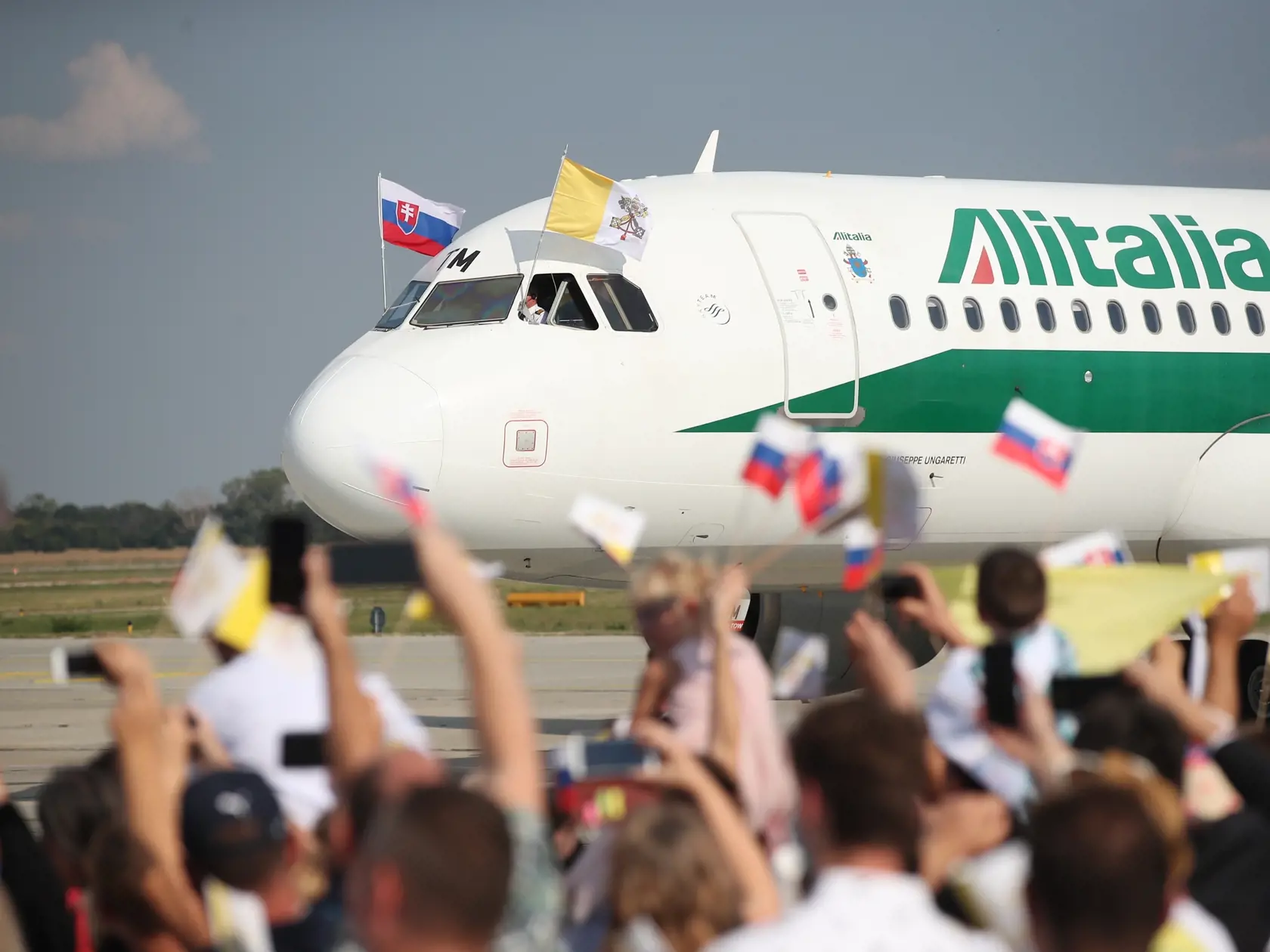 Príchod pápeža Františka na Slovensko.