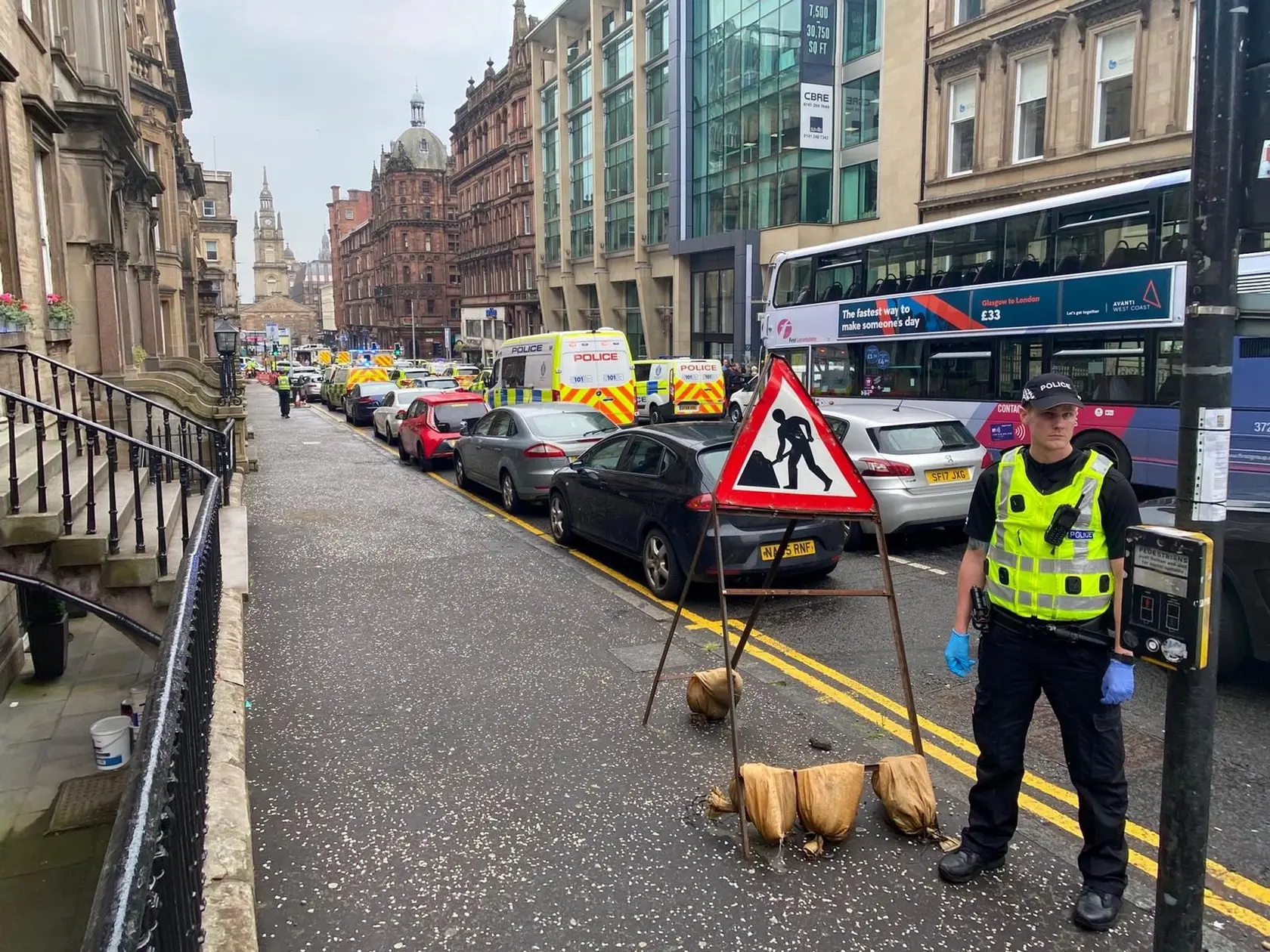 V Glasgowe sa odohral krvavý incident.