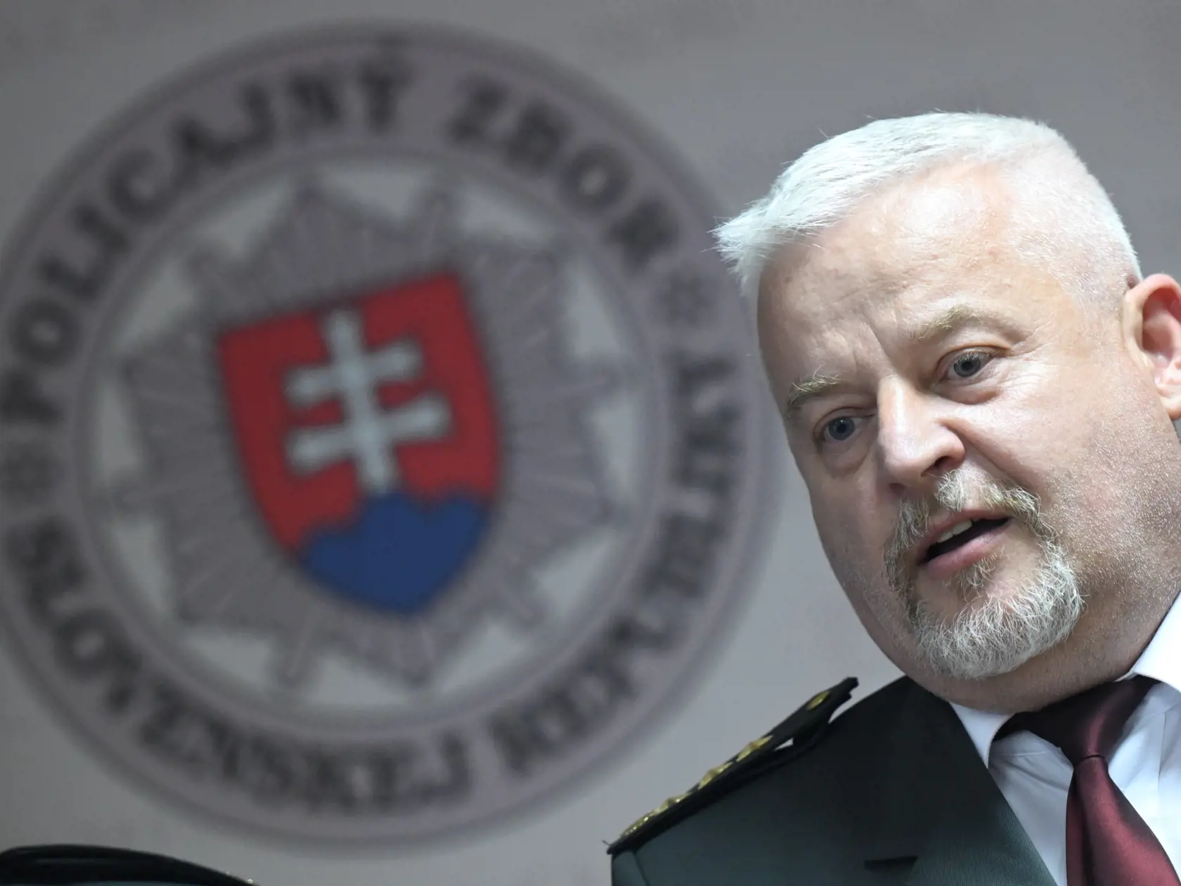 Na snímke prezident Policajného zboru SR (PZSR) Ľubomír Solák na tlačovej konferencii na tému O činnosti polície SR 16. mája 2024 v Bratislave. FOTO TASR - Martin Baumann