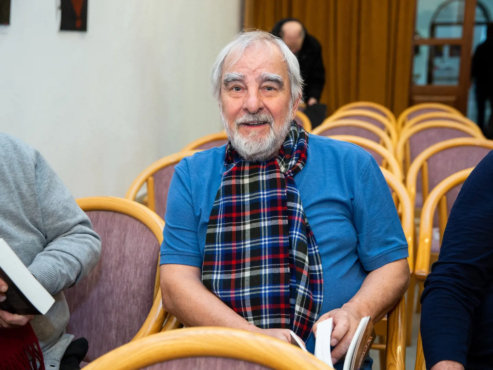 Krst knihy "Inventúra" od herca a spisovateľa Andreja Hryca v Bratislave. Na snímke Marián Slovák.