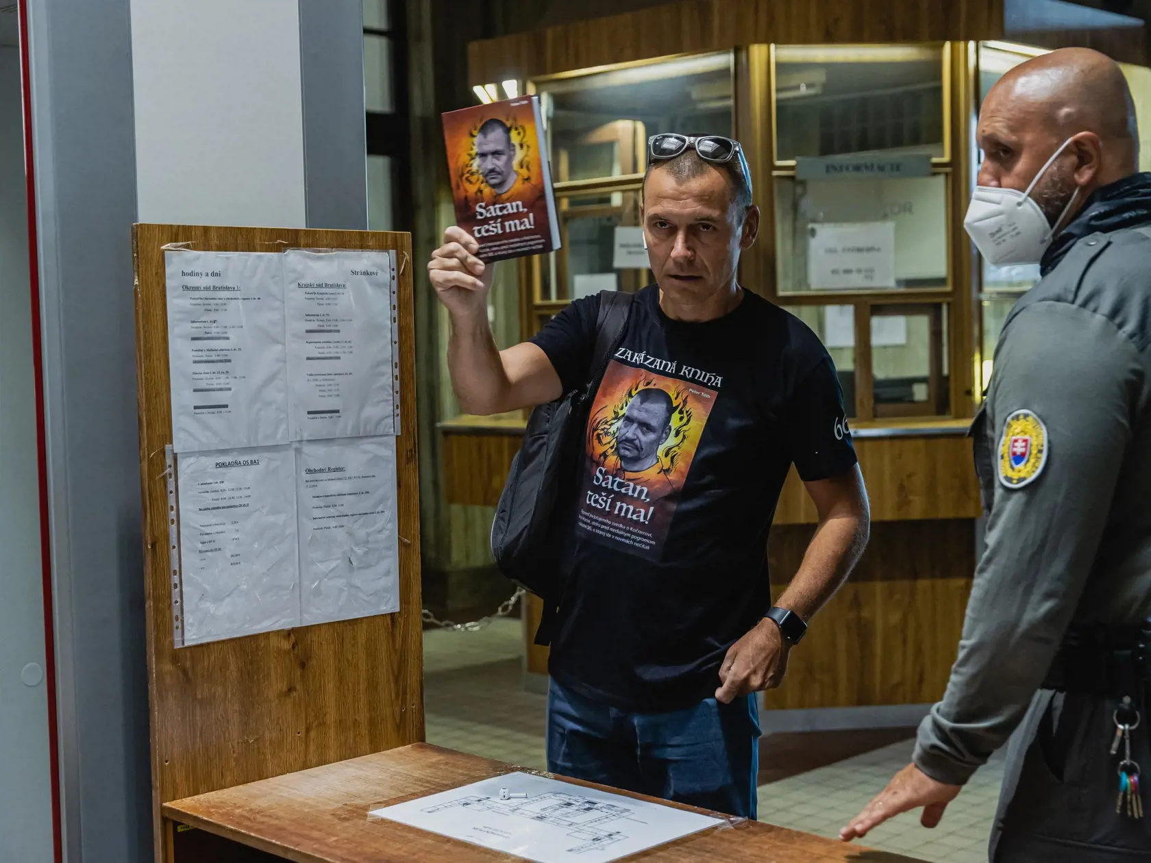 Pred sudcom JUDr. Marekom Filom sa začalo hlavné pojednávanie Okresného súdu Bratislava I s obžalovaným Mariánom Kočnerom v kauze tzv. „motákov’“. Na snímke Peter Tóth, predvolaný na pojednávanie ako svedok.