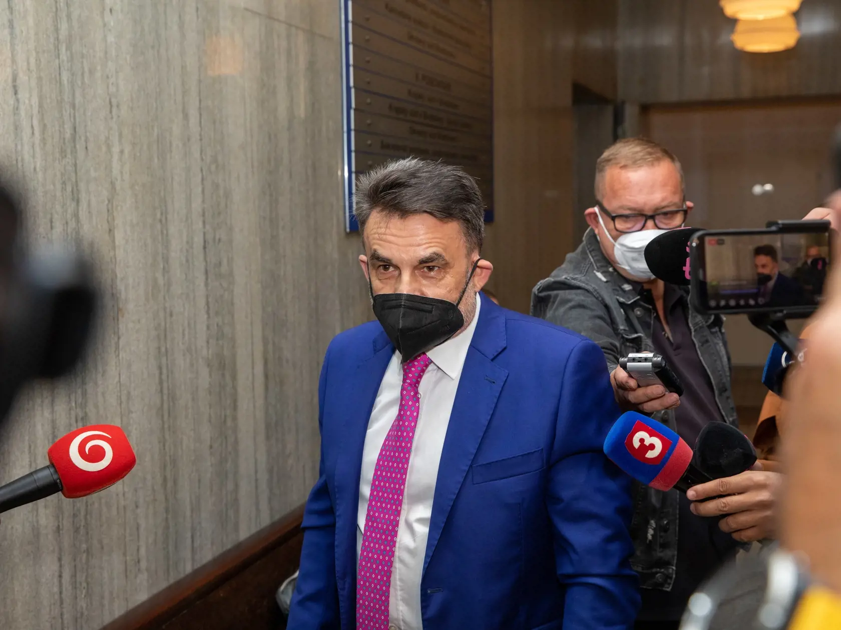 Na snímke je Jaromír Čižnár ktorý vypovedá v Trnkovej kauze Gorila.