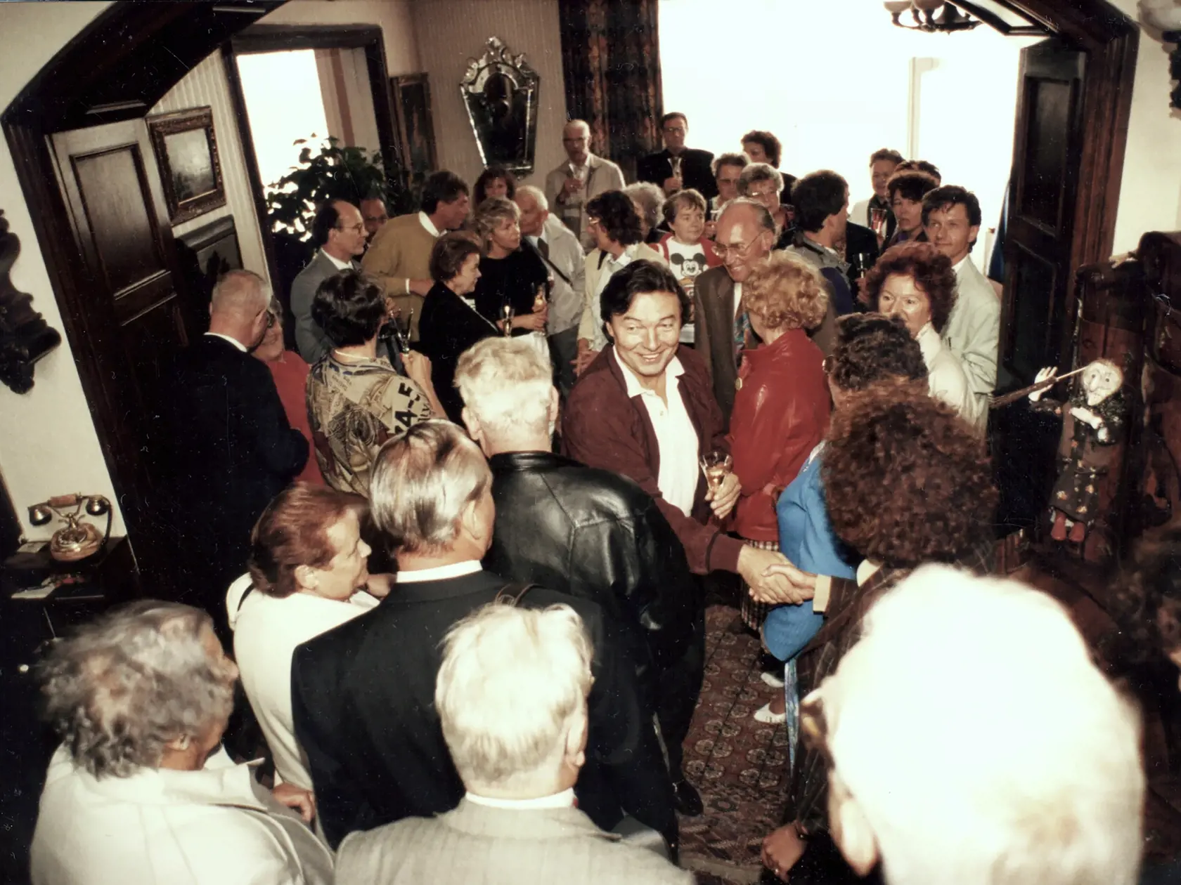 Na Bertramke. Svojich najvernejších pustil Karel Gott aj do svojho domu.