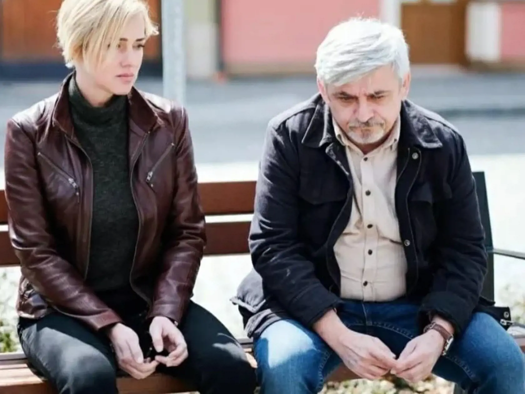 Monika Hilmerová s českým hereckým kolegom Michalom Suchánkom