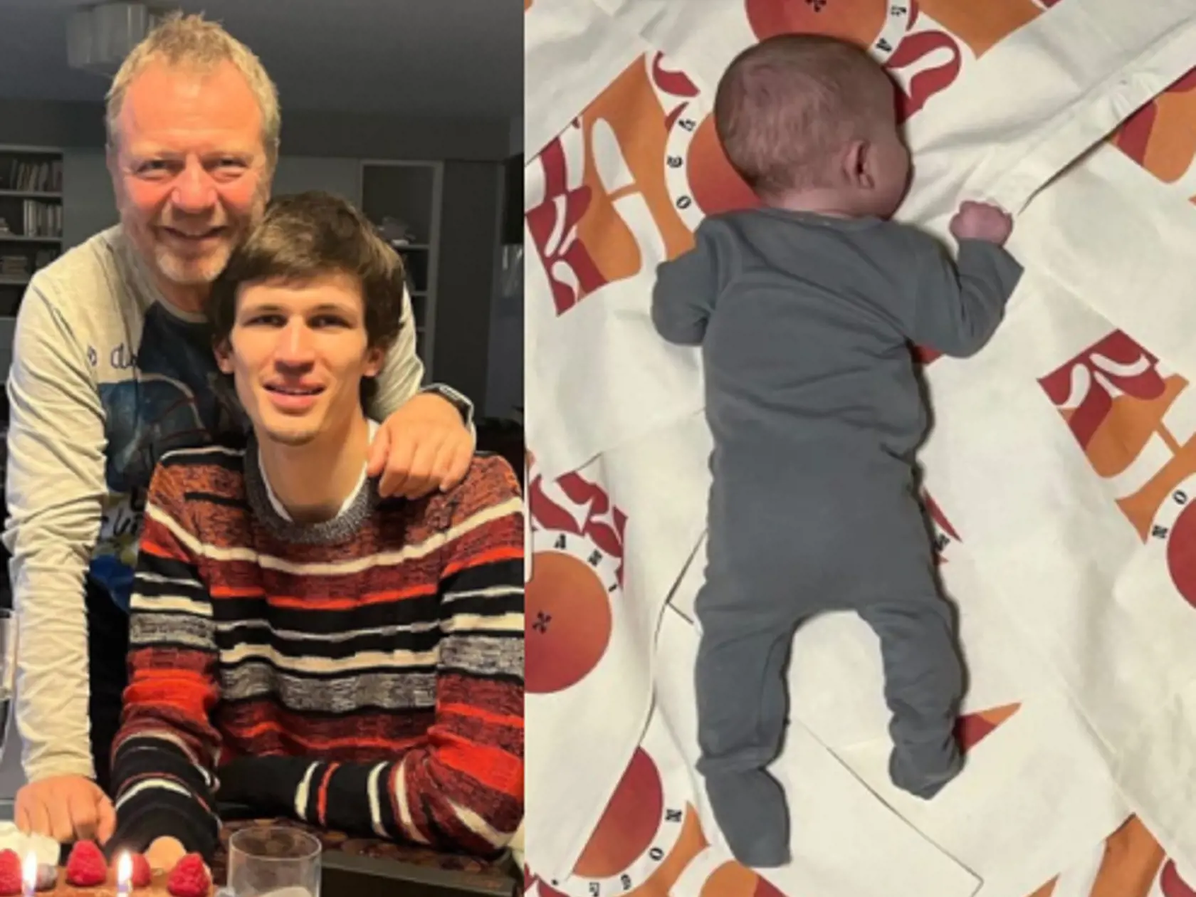 Maroš Kramár je hrdým dedkom už tri mesiace. Syn Timur sa teší z dcérky Noelani.