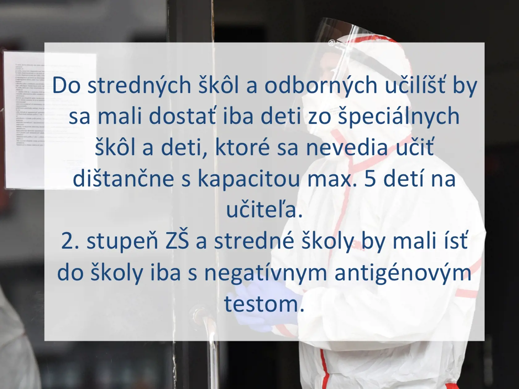 Uniknuté informácie o údajnom tvrdom lockdowne pre Slovensko.