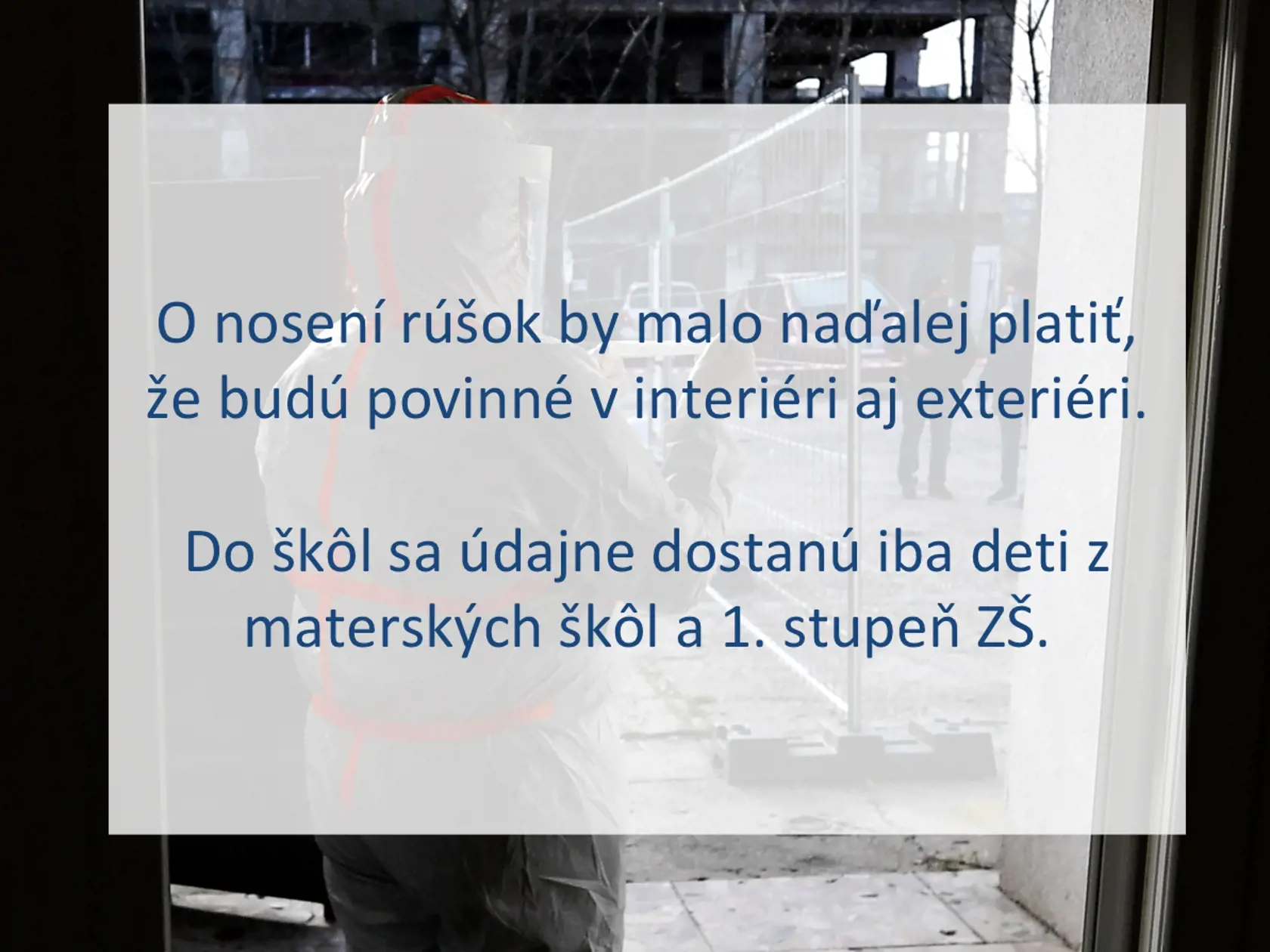 Uniknuté informácie o údajnom tvrdom lockdowne pre Slovensko.