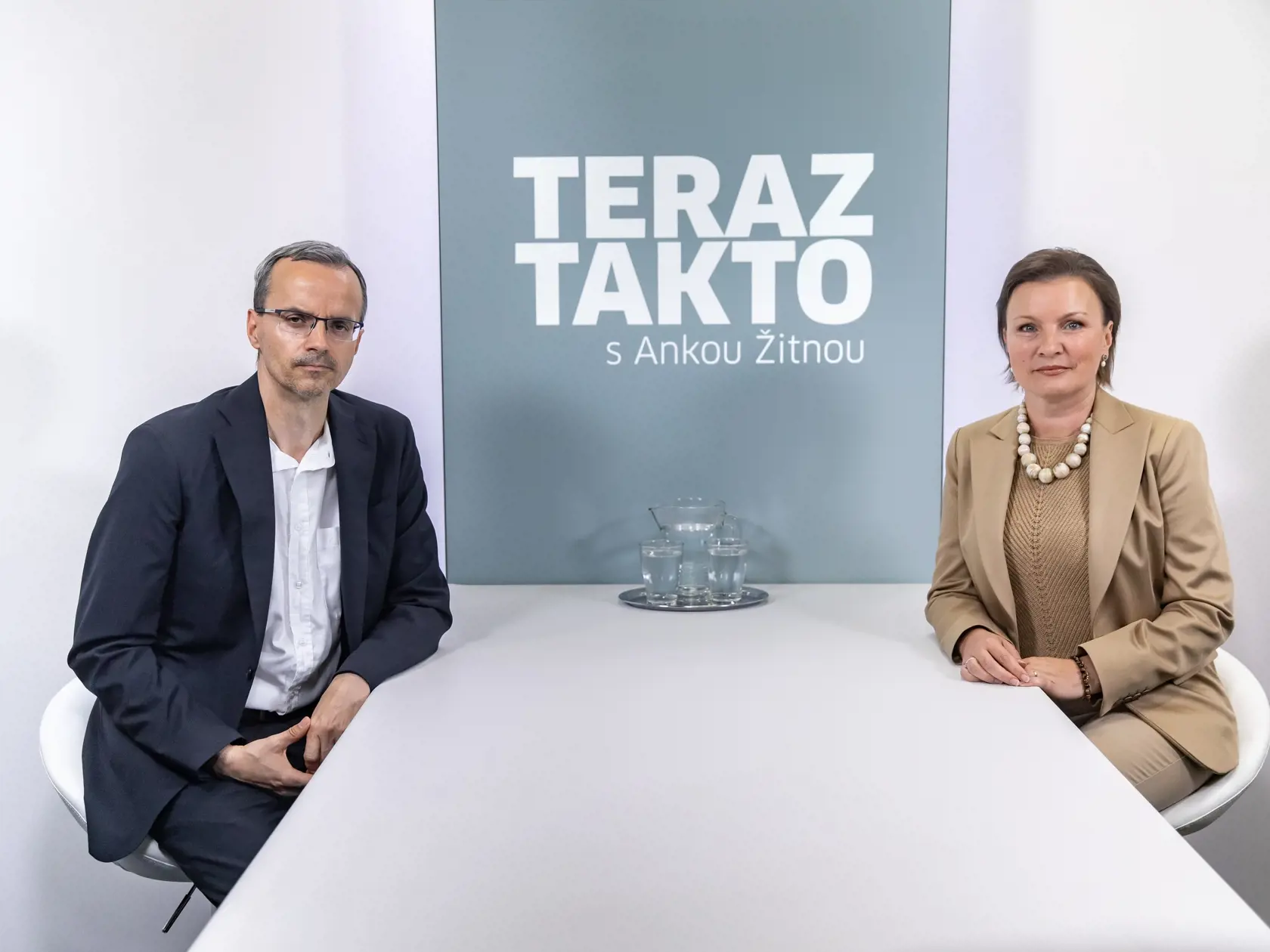 Diskusná relácia “Teraz Takto s Ankou Žitnou”, ktorej hosťom bol sudca Peter Šamko.