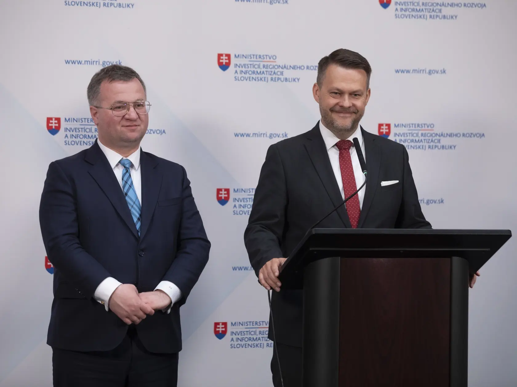 Na snimke je pvá TBnového ministra investícií, regionálneho rozvoja a informatizácie, MIRRI, Samuela Migaľa.
