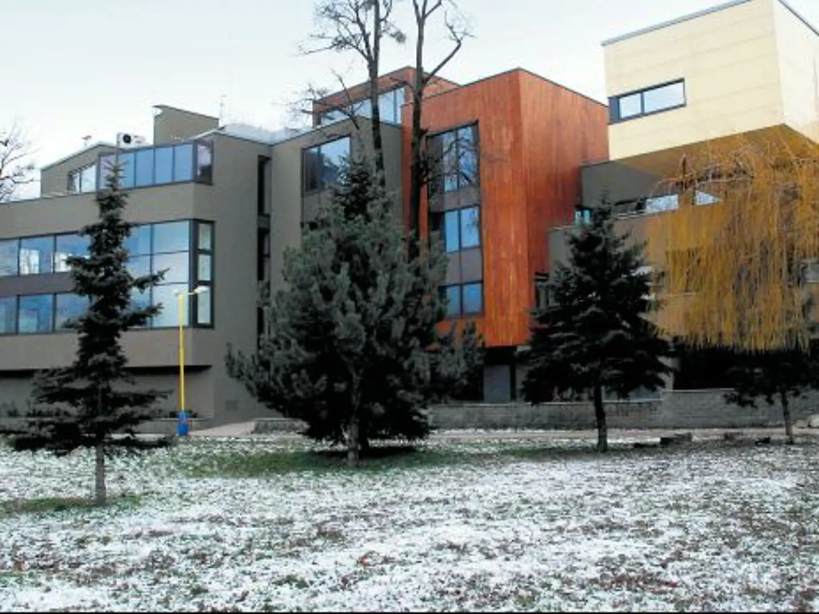 V tomto objekte v mestskom parku je apartmán Paškovcov.