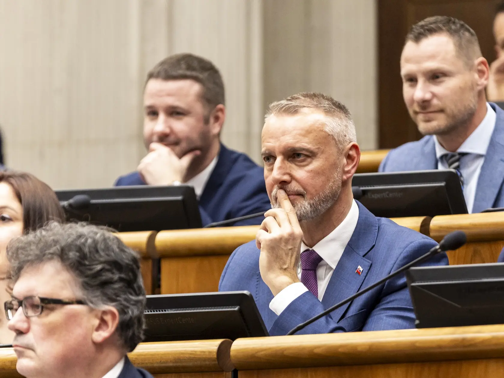 Tajná voľba Richarda Rašiho (Hlas) za predsedu NR SR. 
 