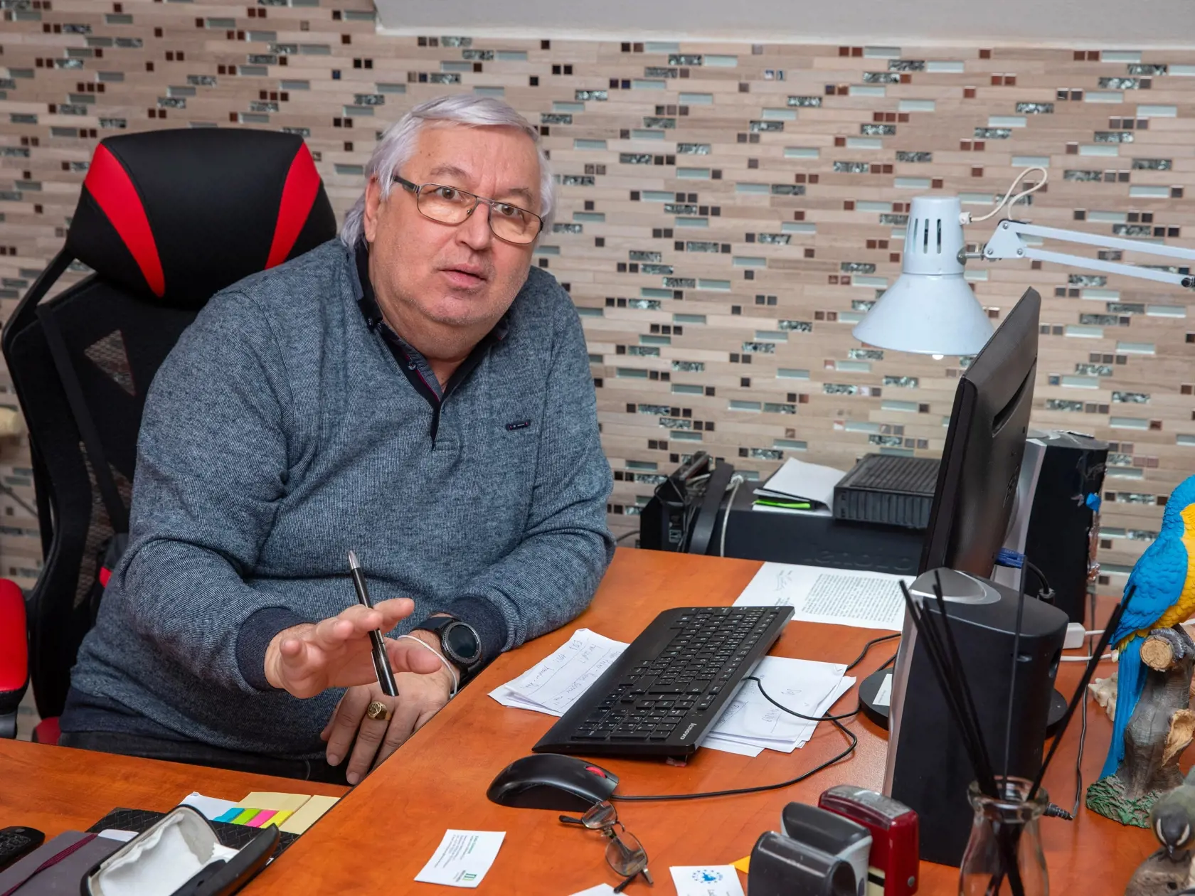 Na snímke je predseda Slovenskej asociácie pohrebných a kremačných služieb Ladislav Stríž.