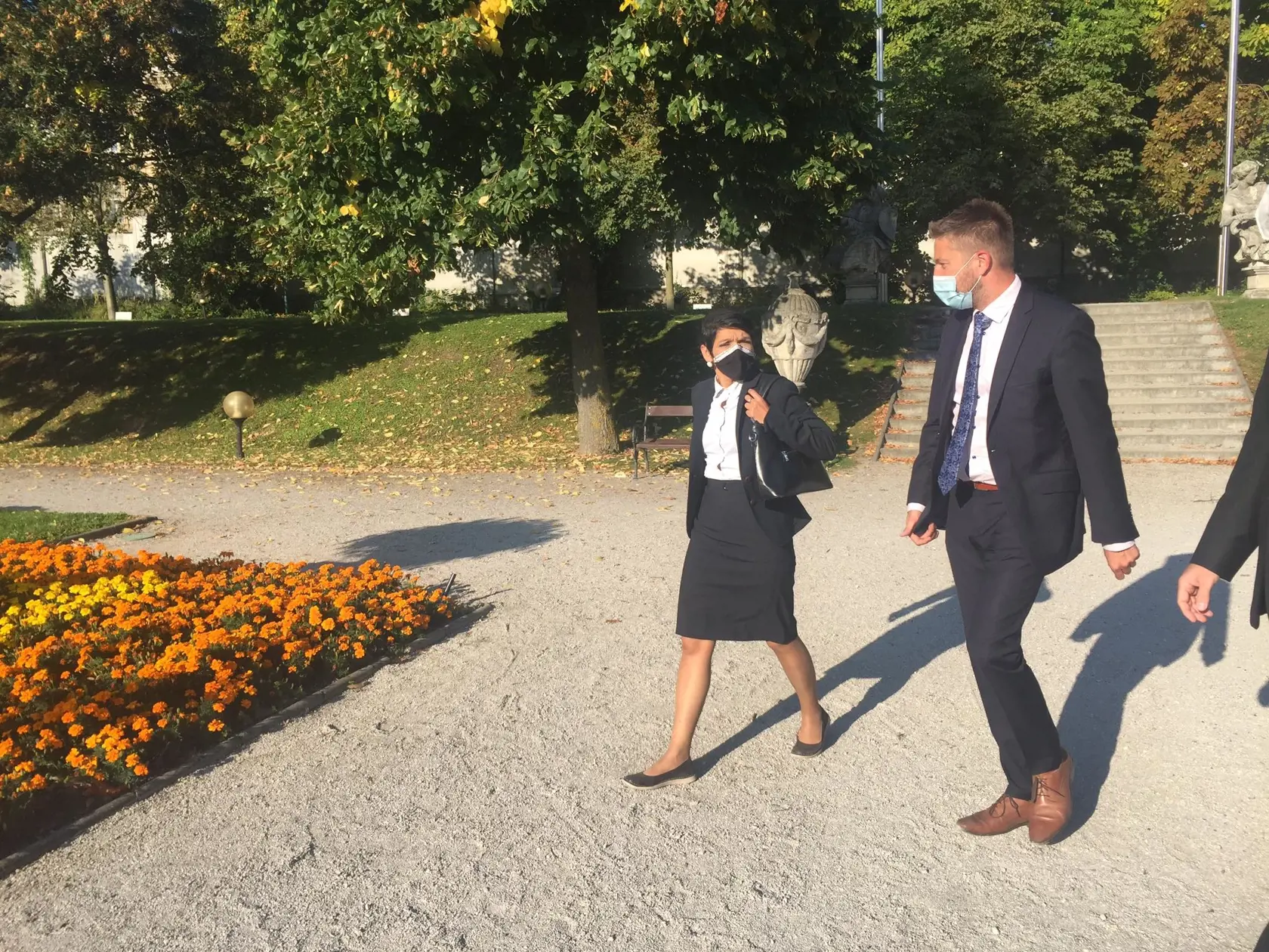 Návšteva pápežav prezidentskom paláci v Bratislave