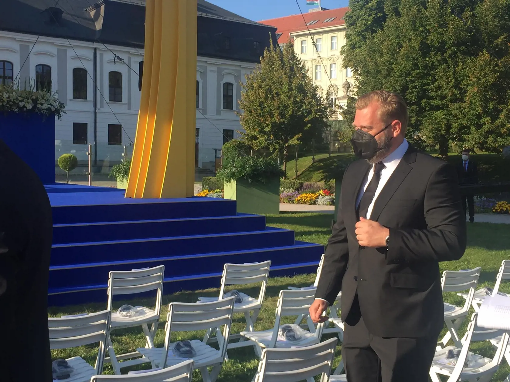 Návšteva pápežav prezidentskom paláci v Bratislave