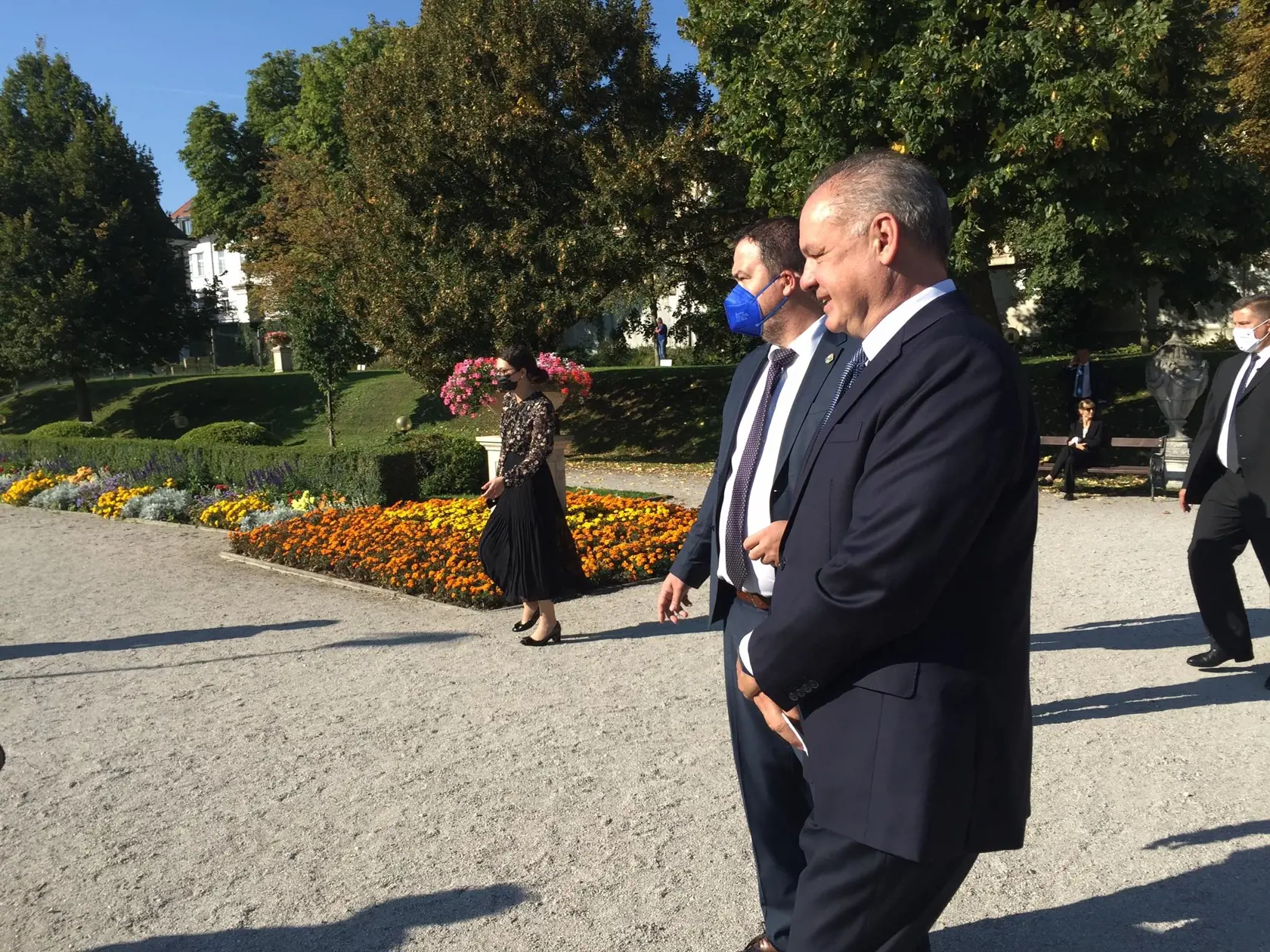 Exprezident a bývalý šéf strany Za ľudí Andrej Kiska v Prezidentskom paláci.