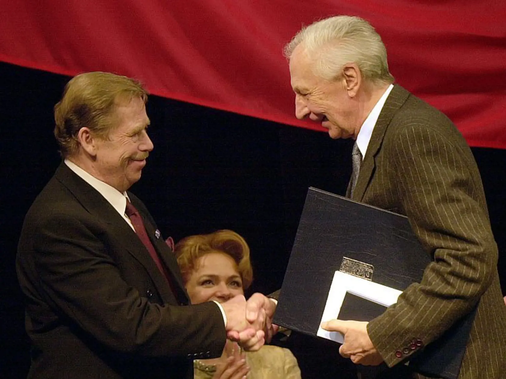 Václav Havel a Ladislav Chudík