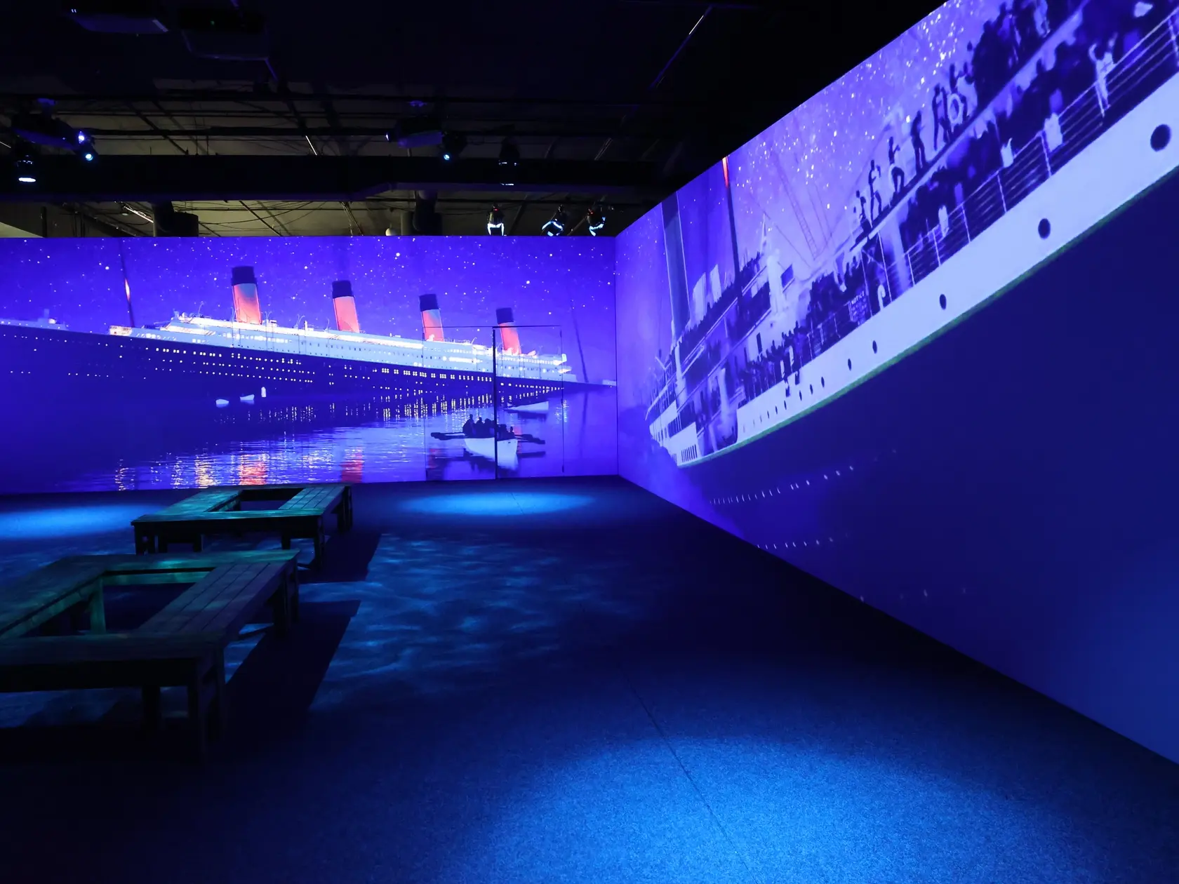 Na snímke je svetová výstava lode Titanic, ktorá sa potopila pri prvej plavbe v roku 1912. 