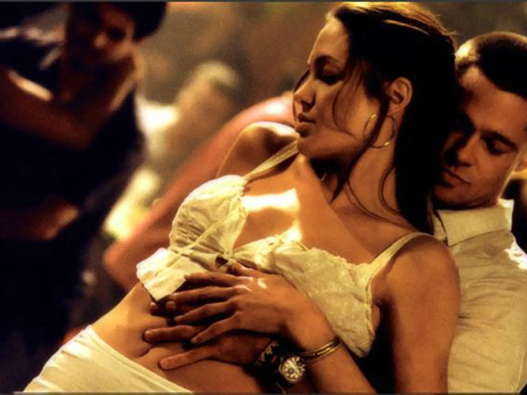 Angelina a Brad vo filme Pán a pani Smithovci v roku 2005.