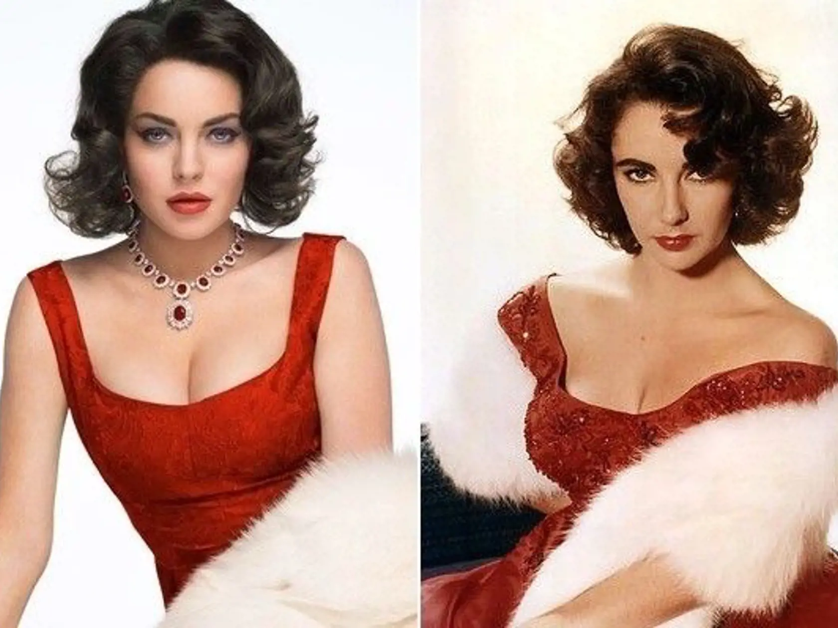 Lindsay Lohan ako Elizabeth Taylor v Liz & Dick, 2012