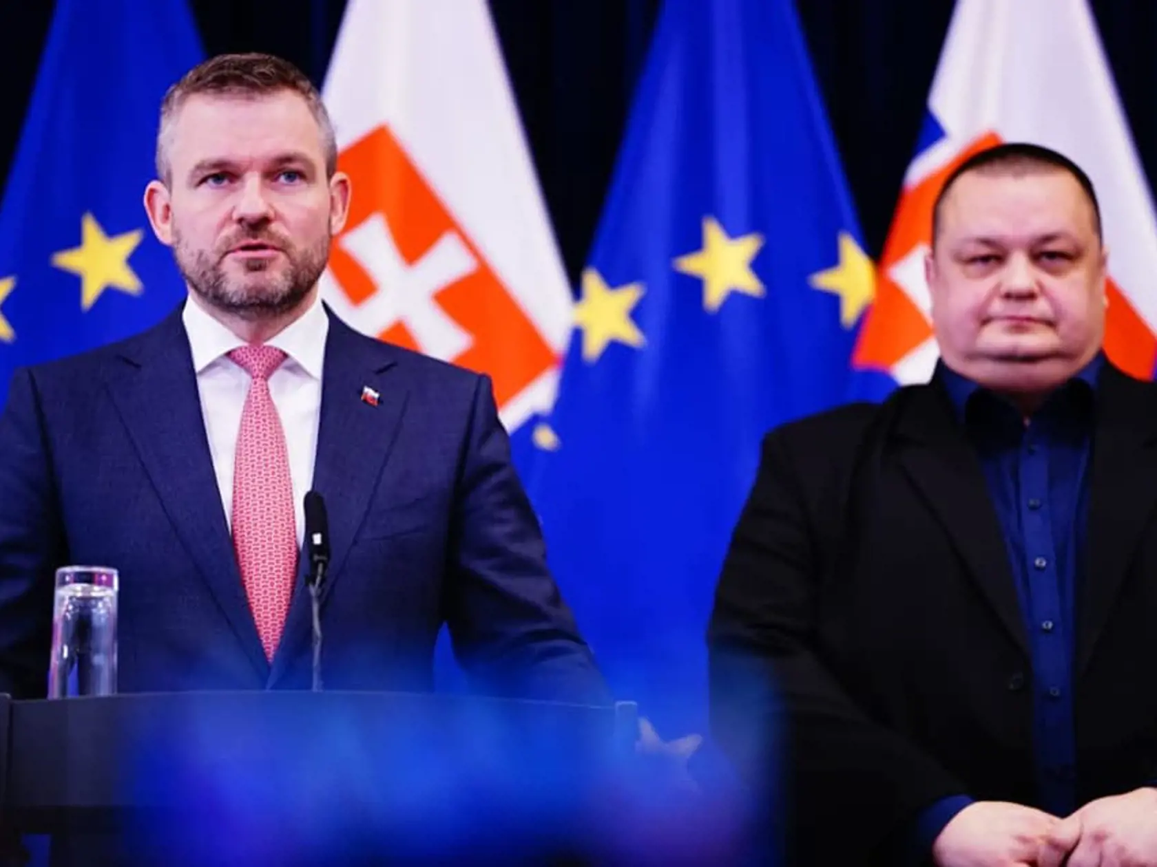 Premiér Pellegrini na tlačovke po zasadnutí Bezpečnostnej rady.