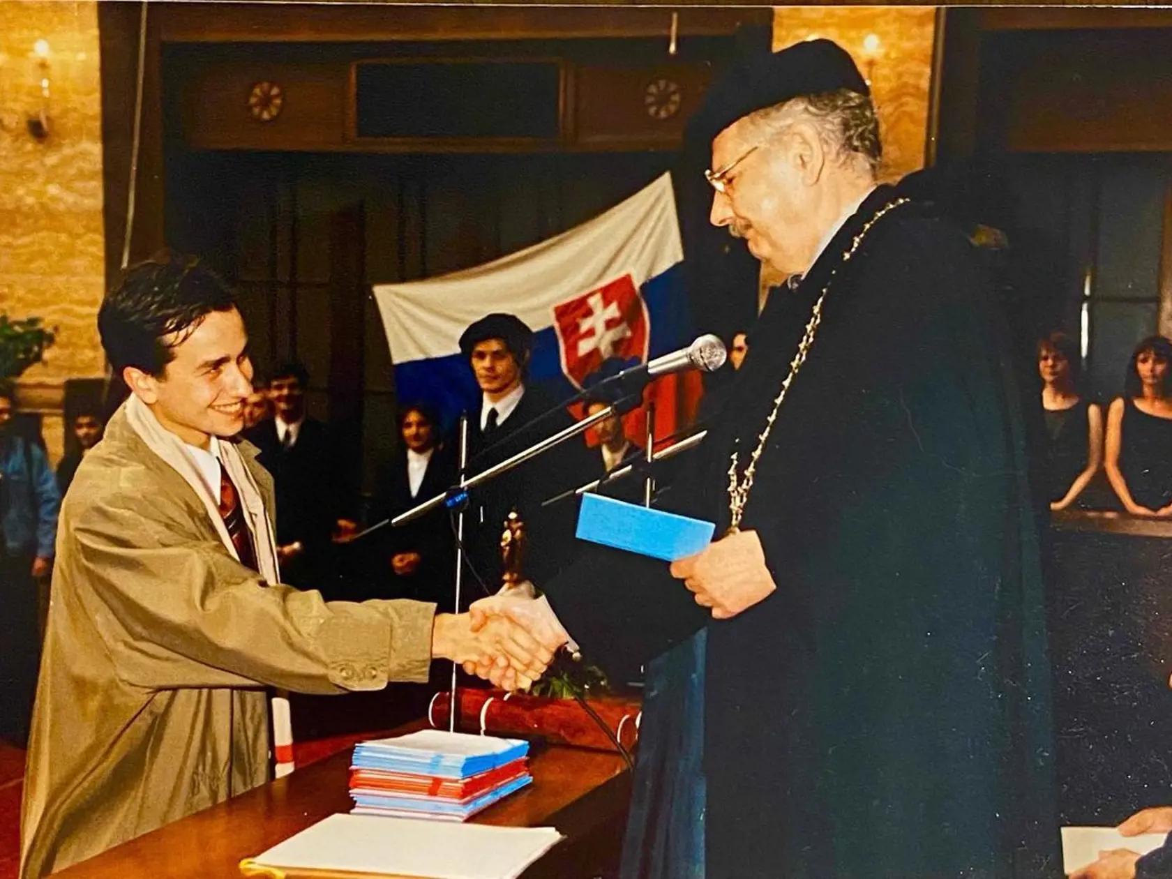 Vlado ešte ako mladý štramák.