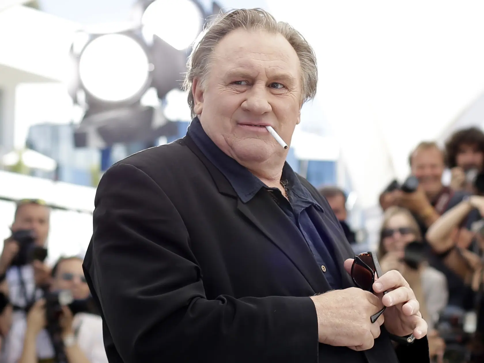 Herec Gérard Depardieu.