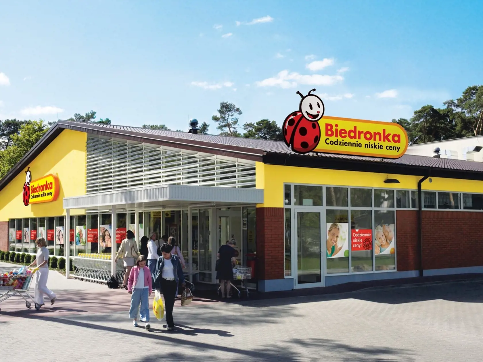Biedronka je najväčšia poľská sieť supermarketov.