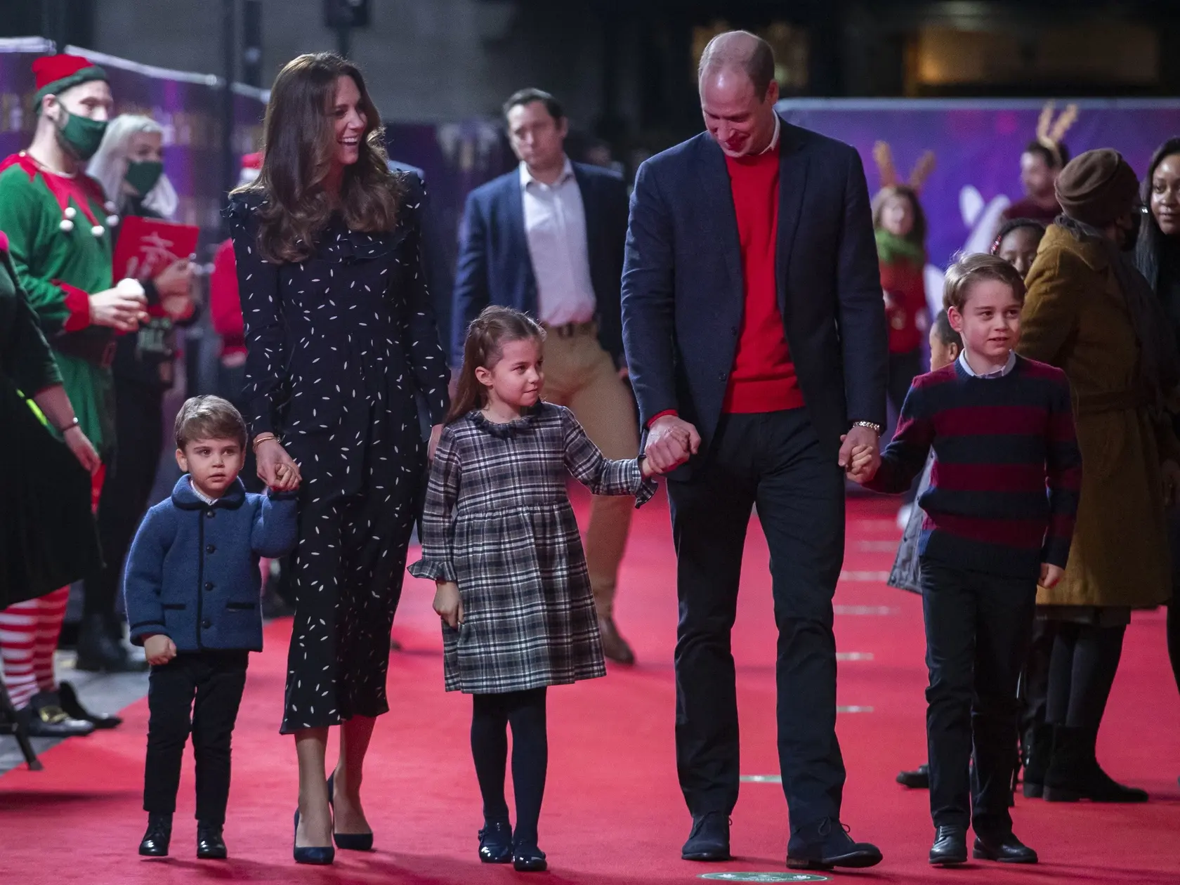 Princ William so svojou rodinou